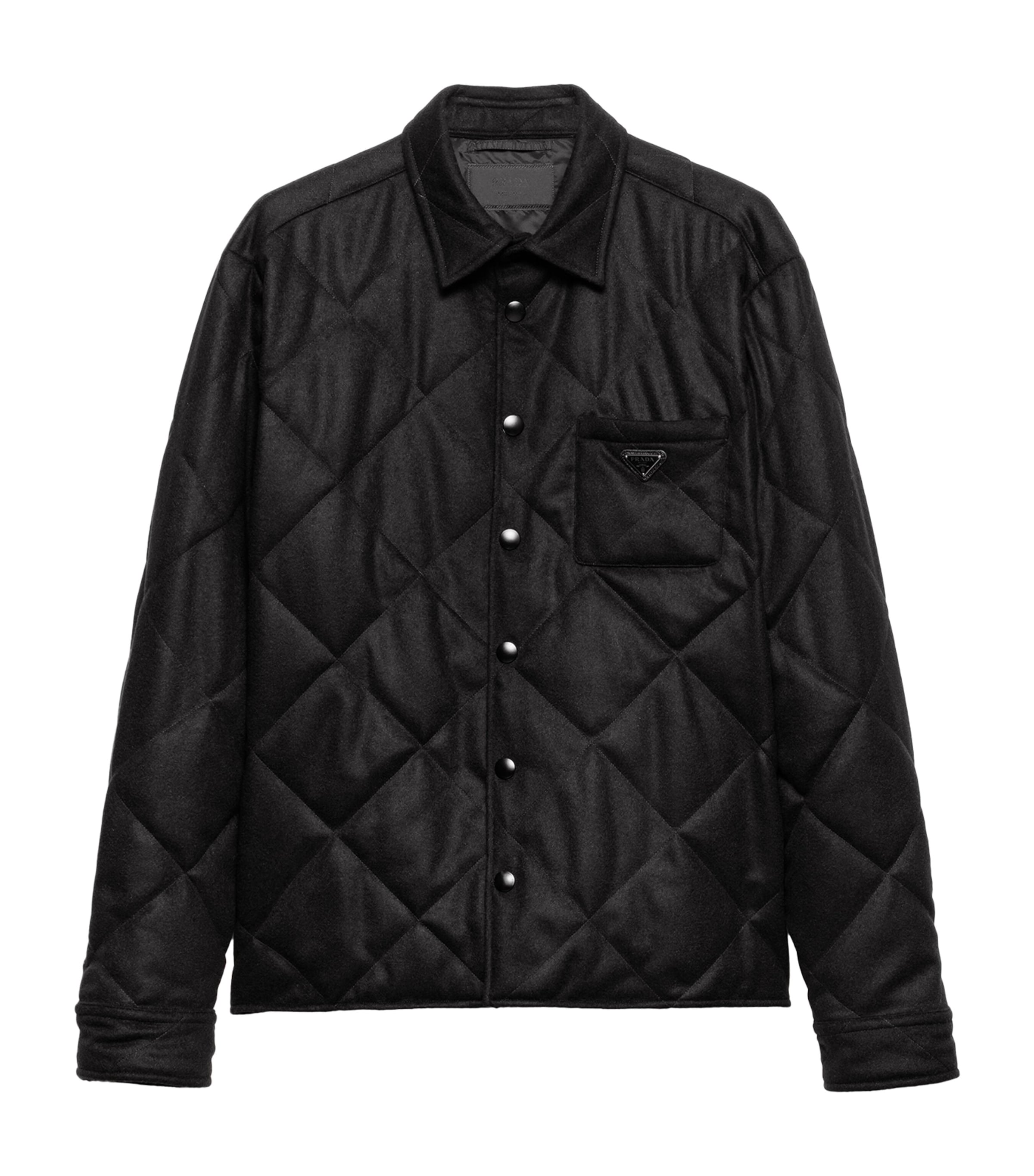 Cashmere Padded Overshirt F0002 Image 1