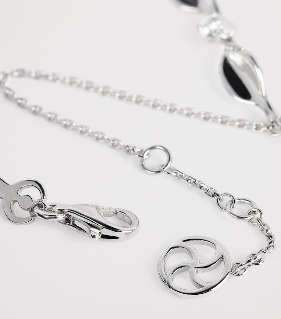 White Gold and Diamond Secret Garden Gloria Bracelet WHITE GOLD Image 6