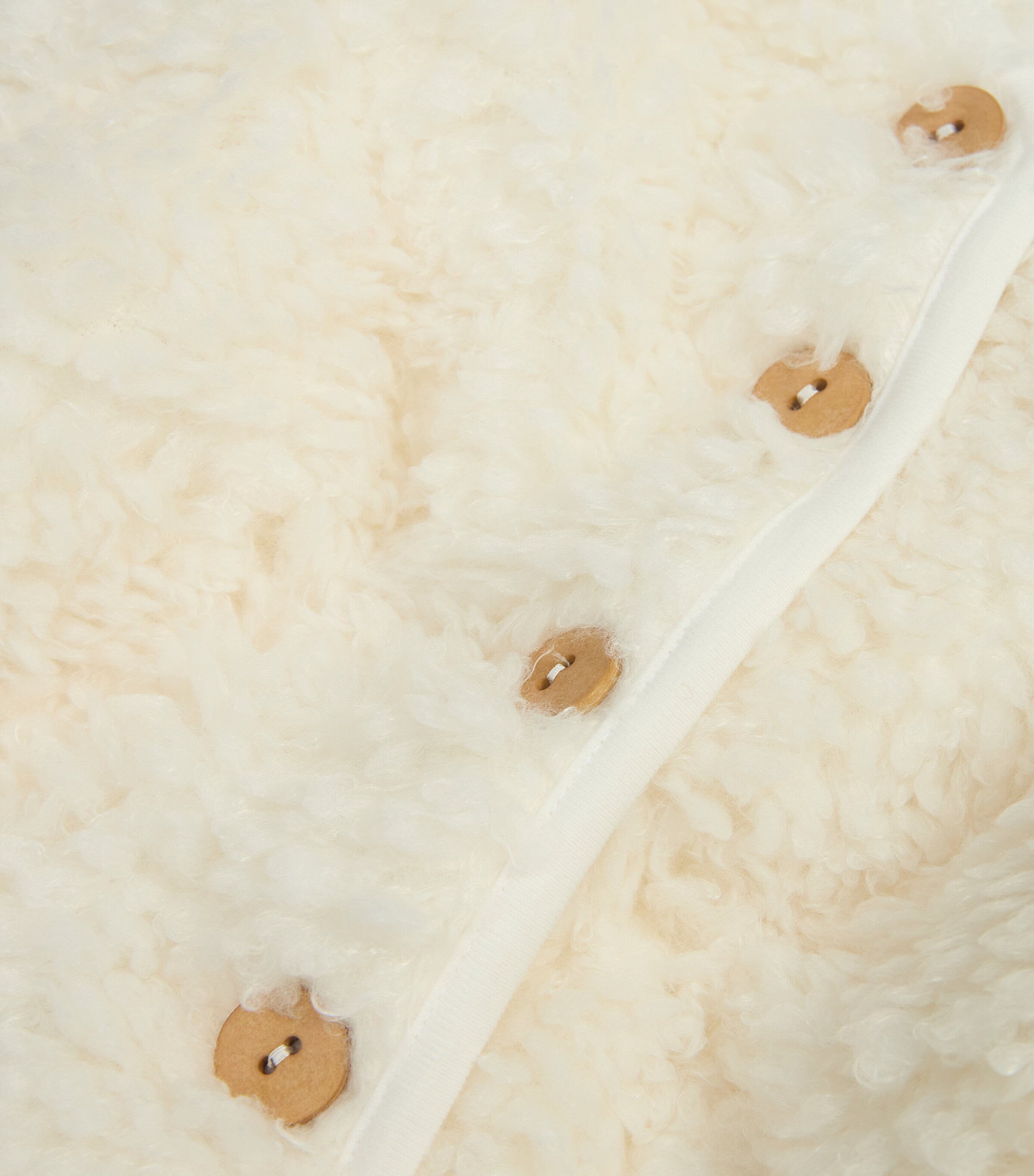 Teddy & Minou Teddy Fleece Cardigan (0-18 Months) Image 2