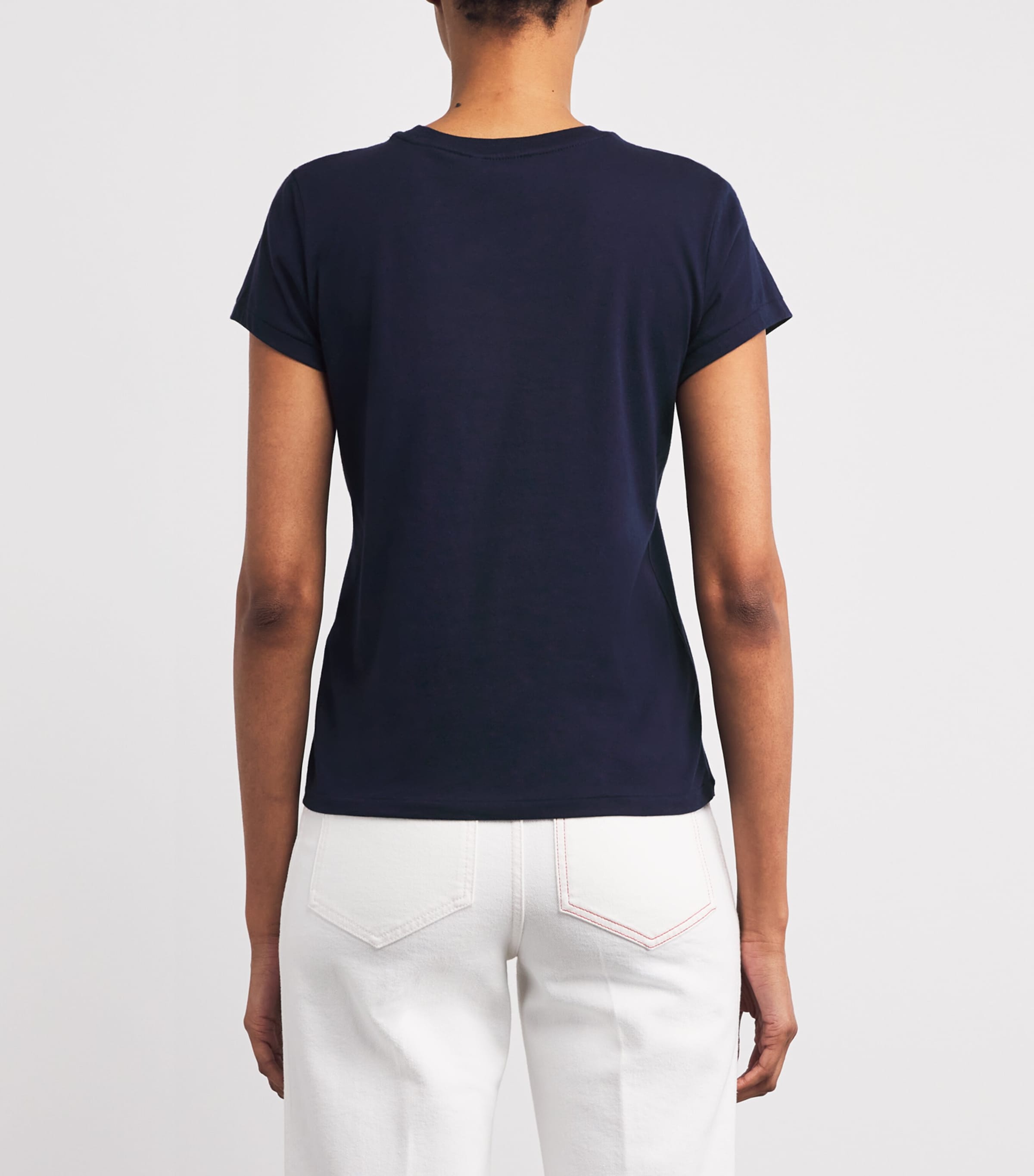 Cotton Polo Pony T-Shirt CRUISE NAVY Image 4