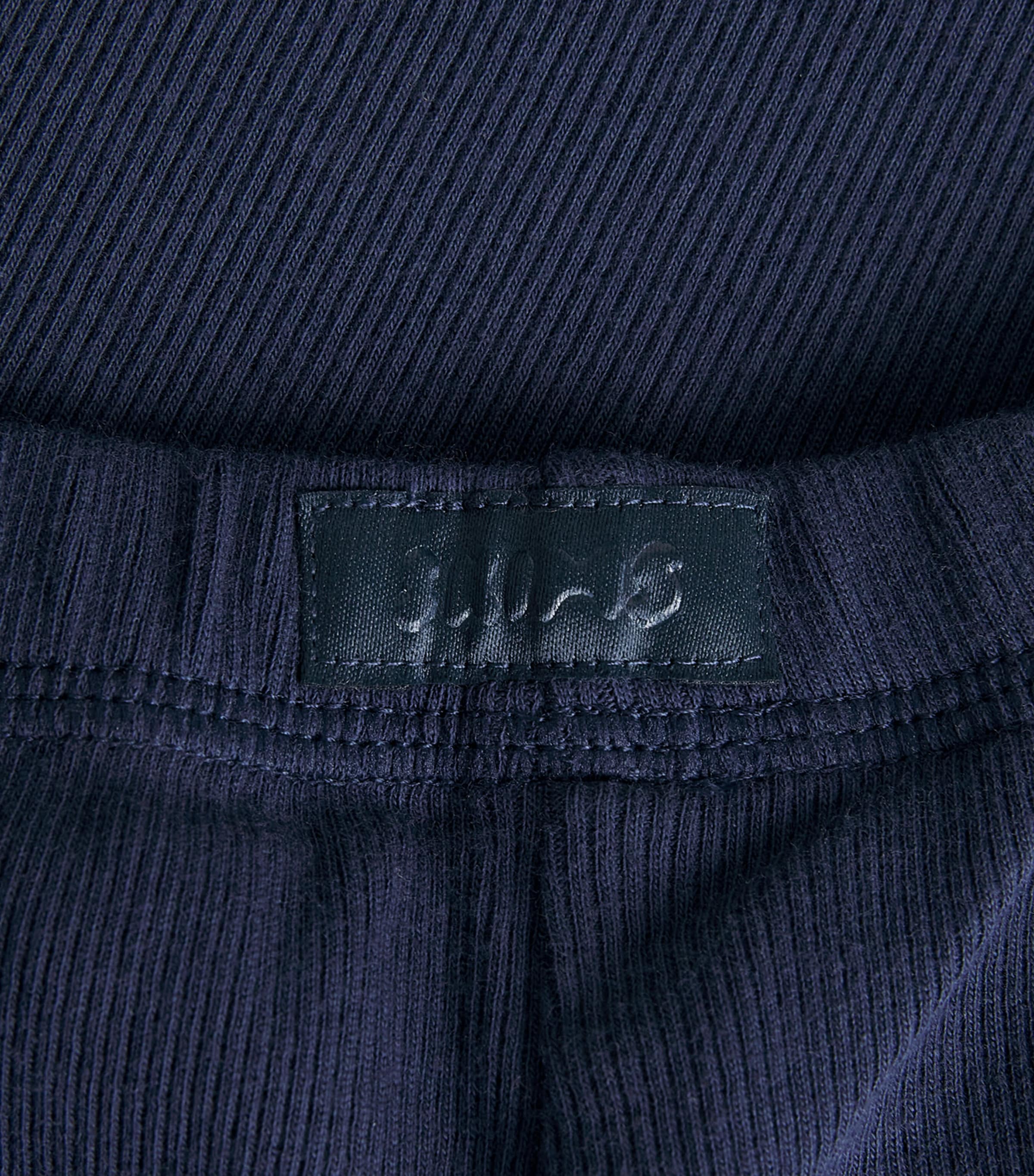 Skims Womens Stretch-Cotton Rib Shorts Navy Image 6