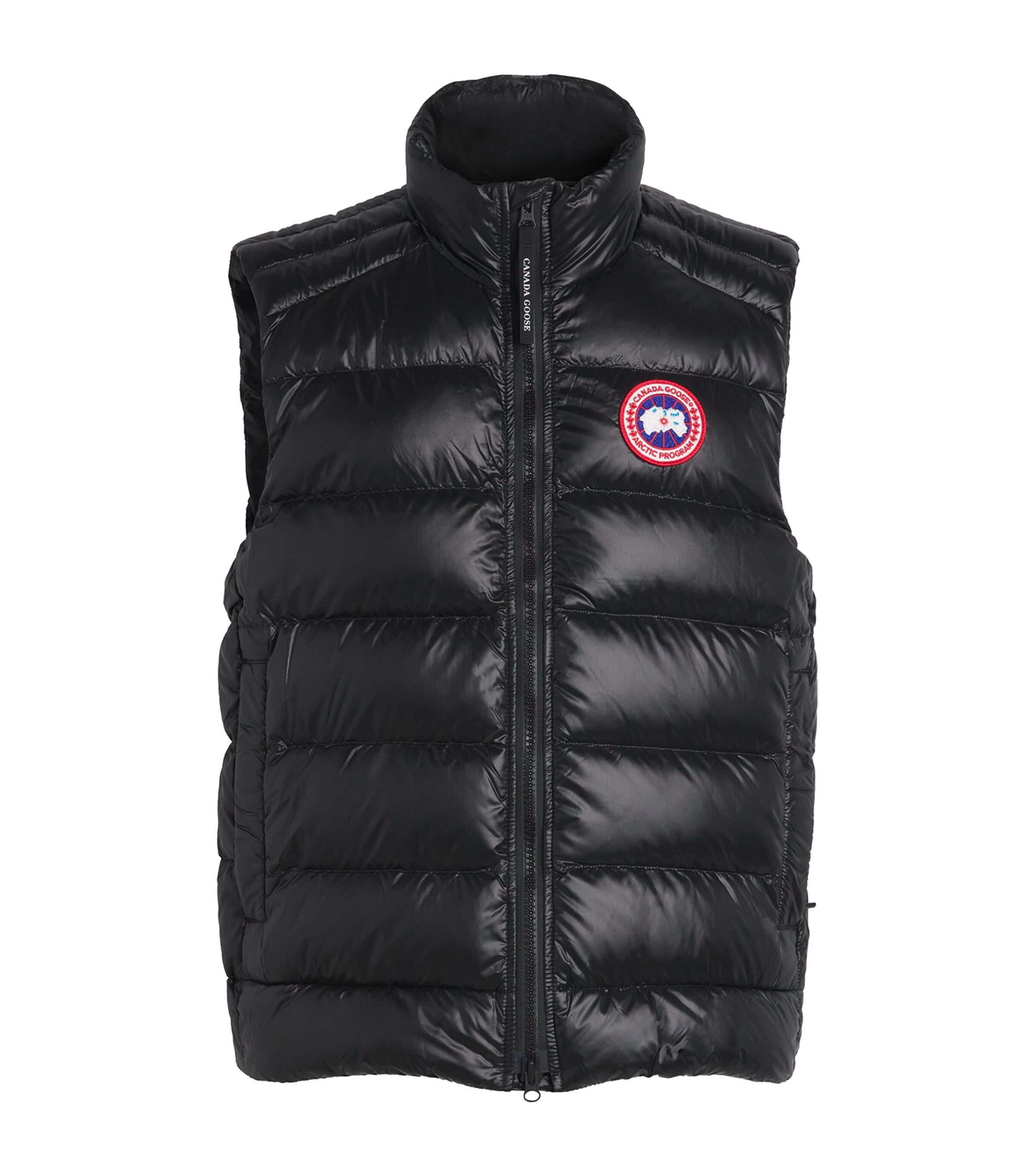 Canada Goose Mens Down Quilted Packaway Crofton Gilet Black Image 1