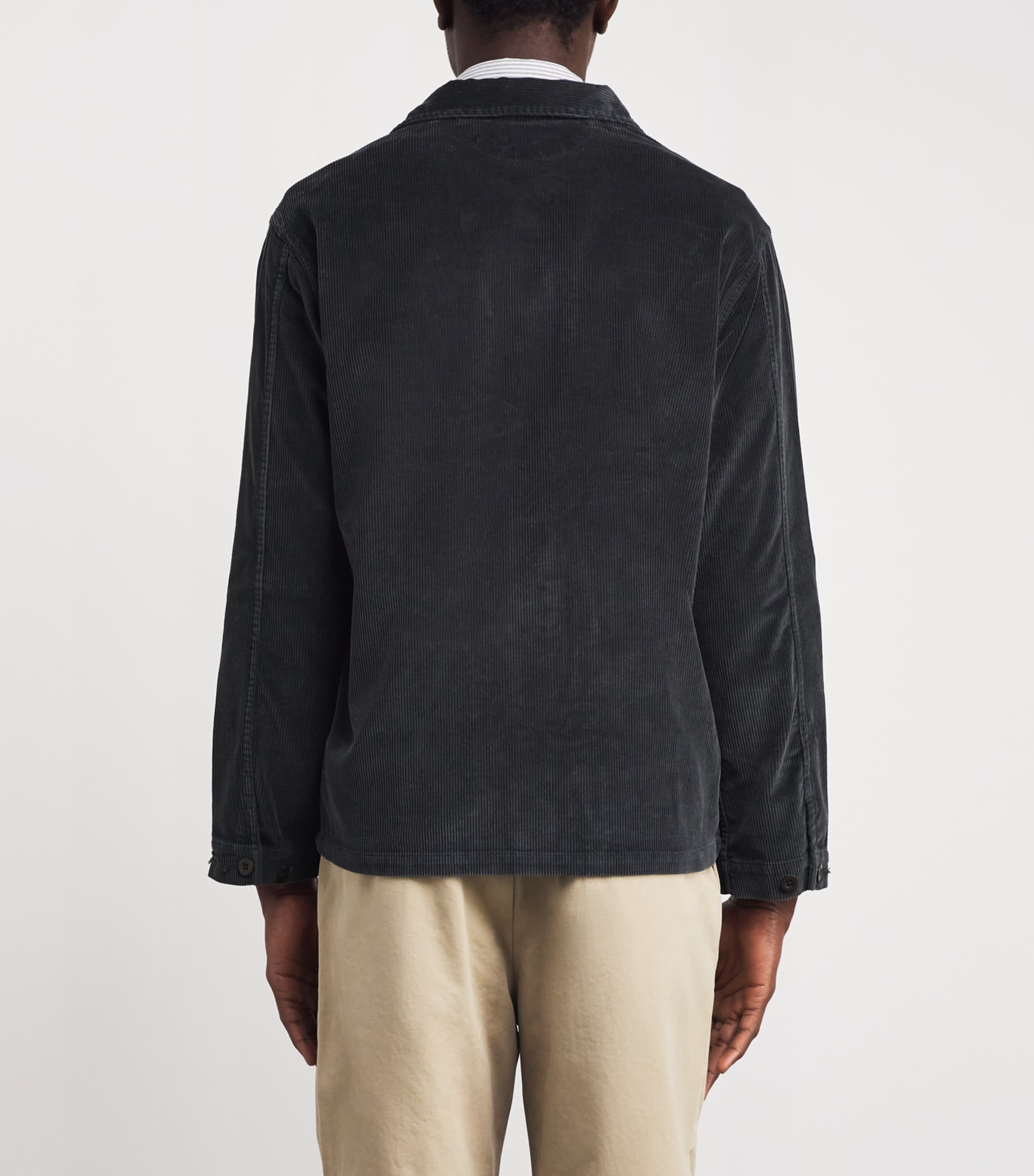 Polo Ralph Lauren Mens Corduroy Overshirt Grey Image 4