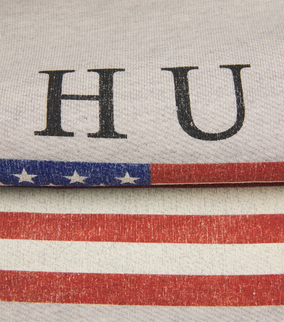 Cotton Graphic Hoodie GREY/ BLACK 3168 Image 5