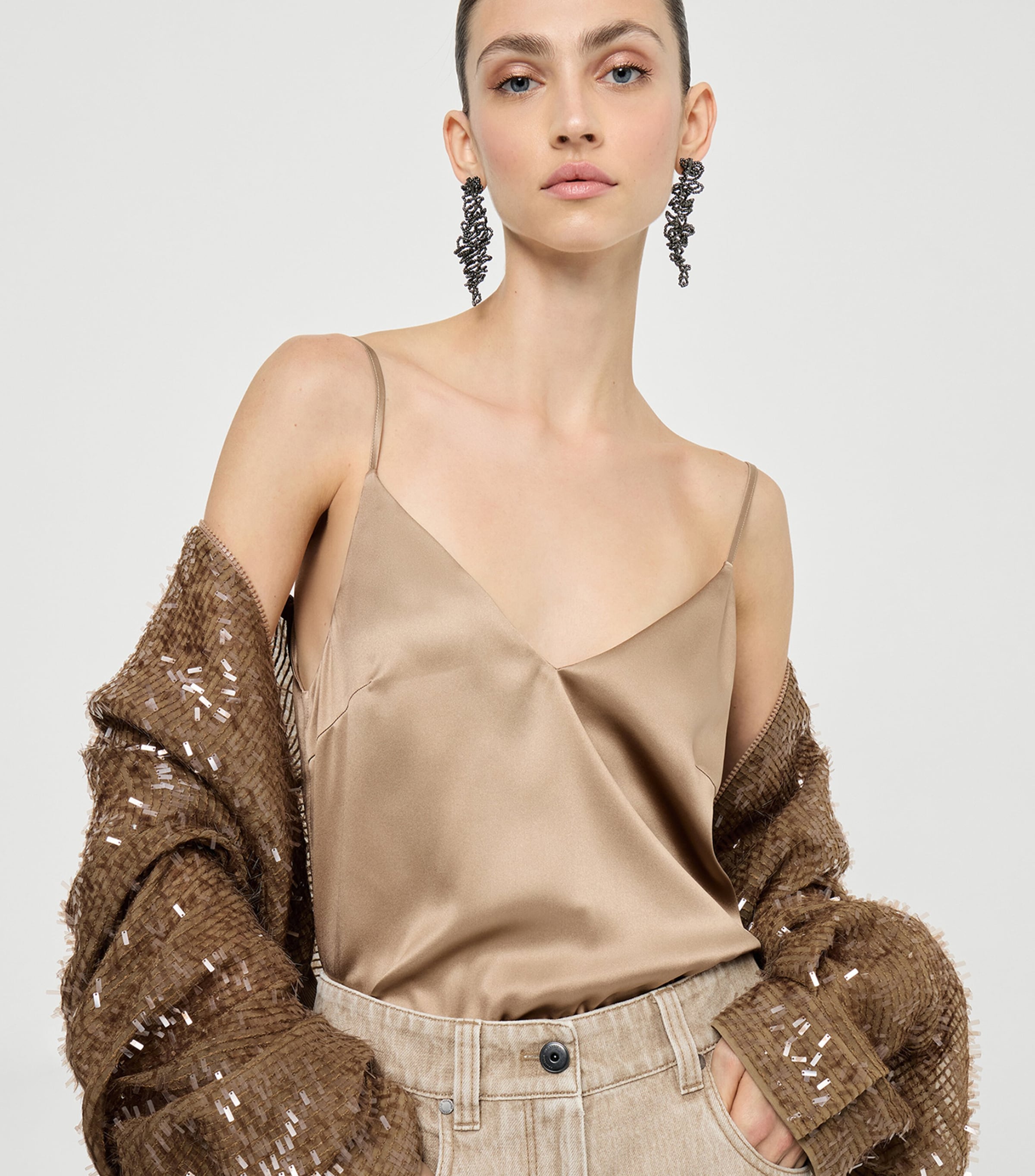 Stretch-Silk Tank Top C9237 Image 2