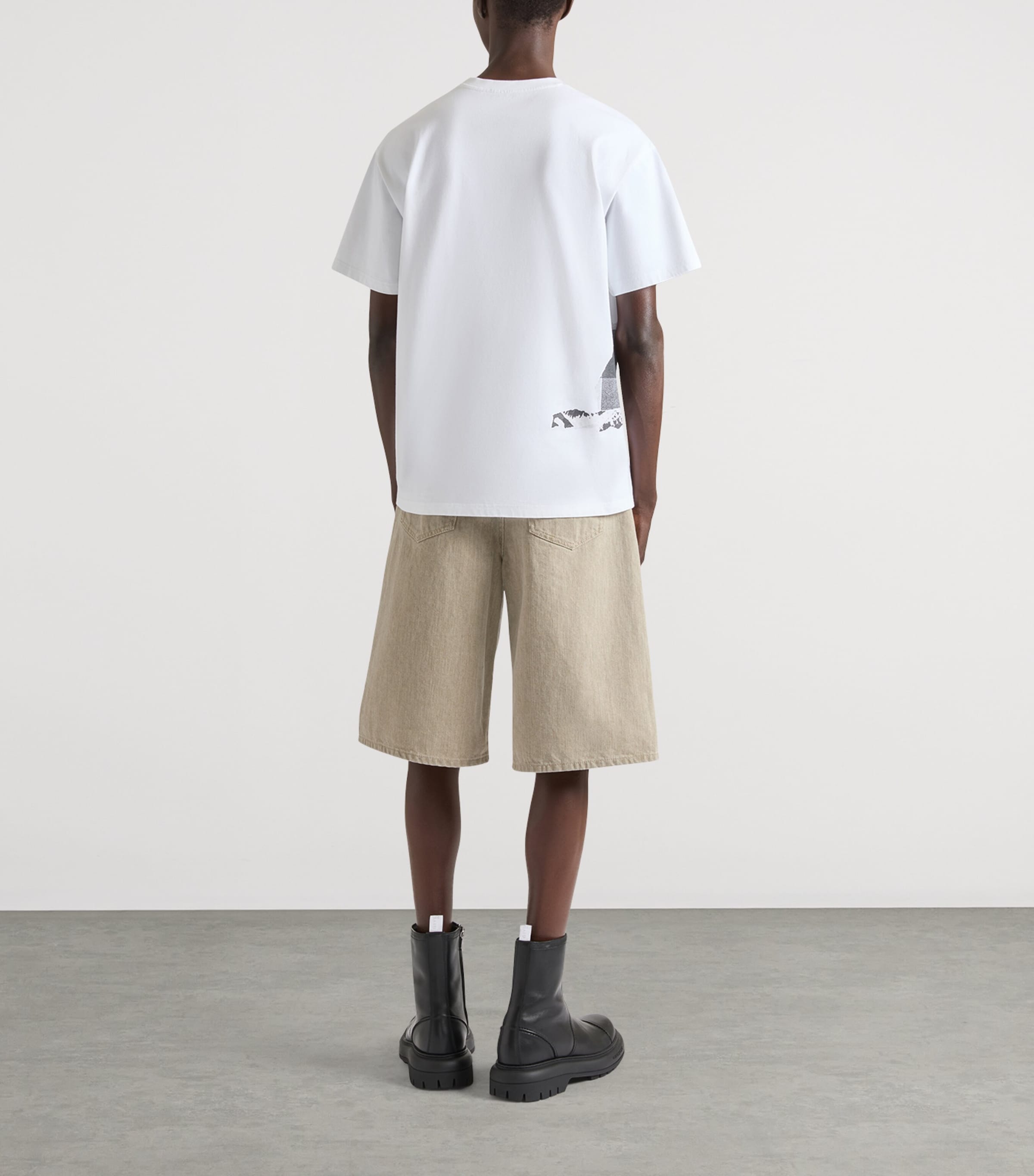 Givenchy Mens Denim Shorts Image 3