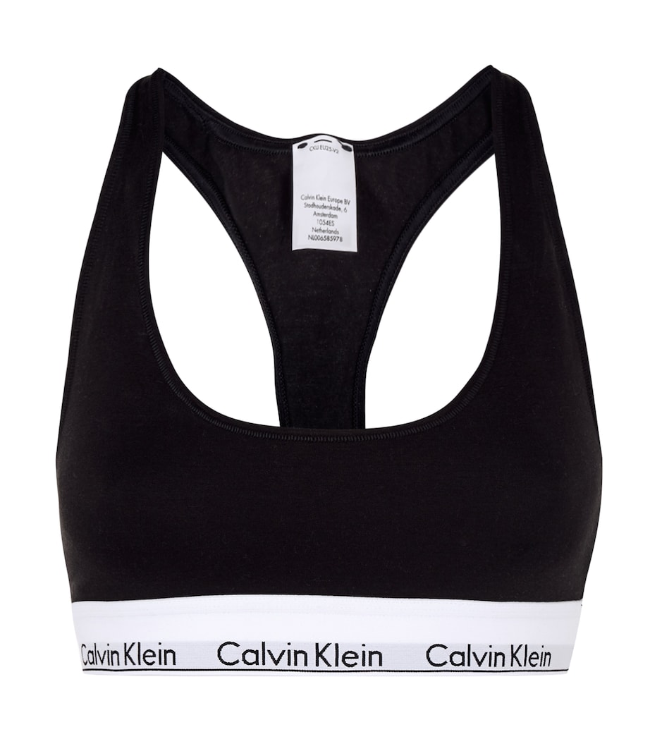Logo Bralette 001 BLACK Image 1