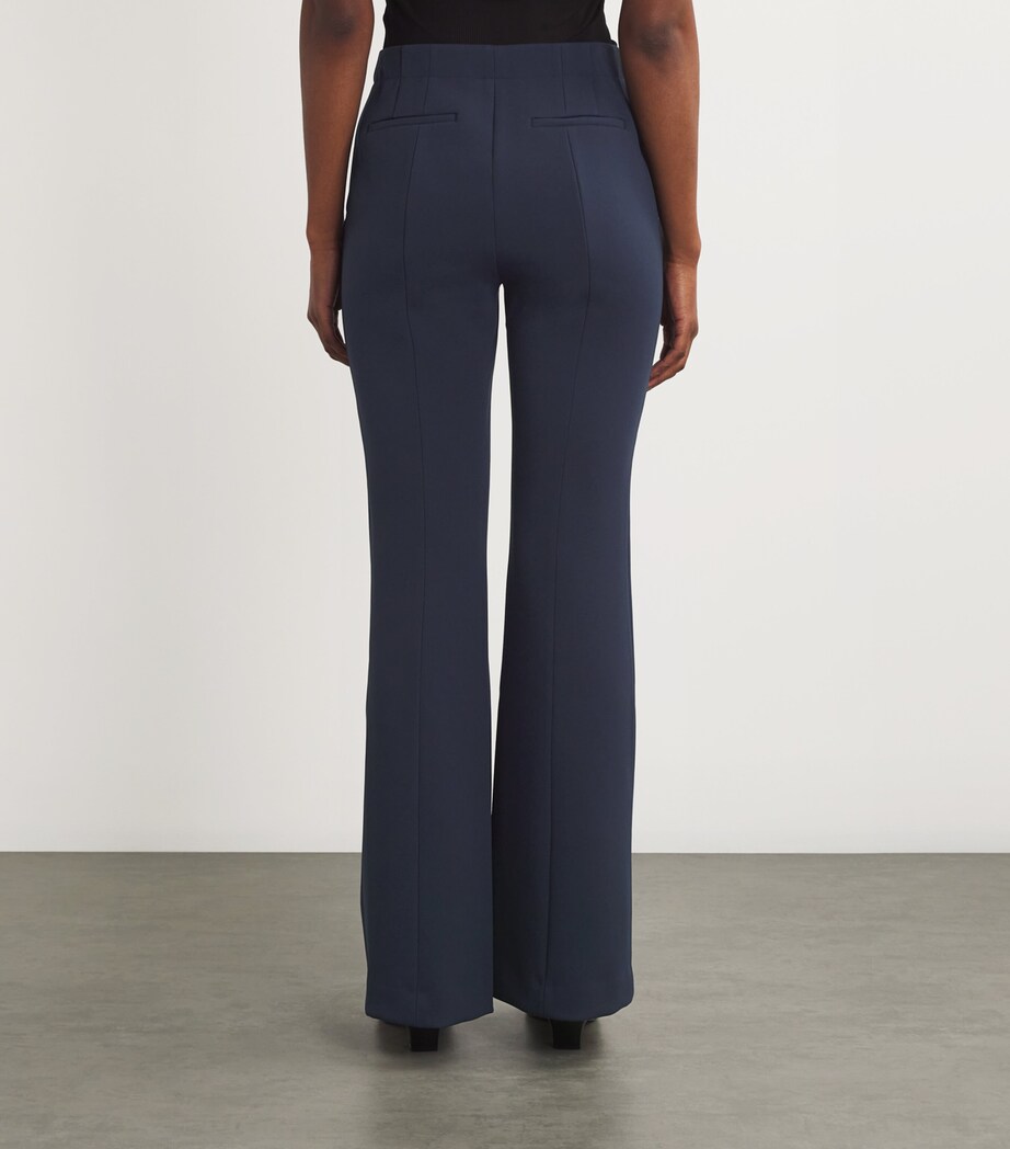 Simkhai Womens Kenna Flared Tailored Trousers Midnight Image 4