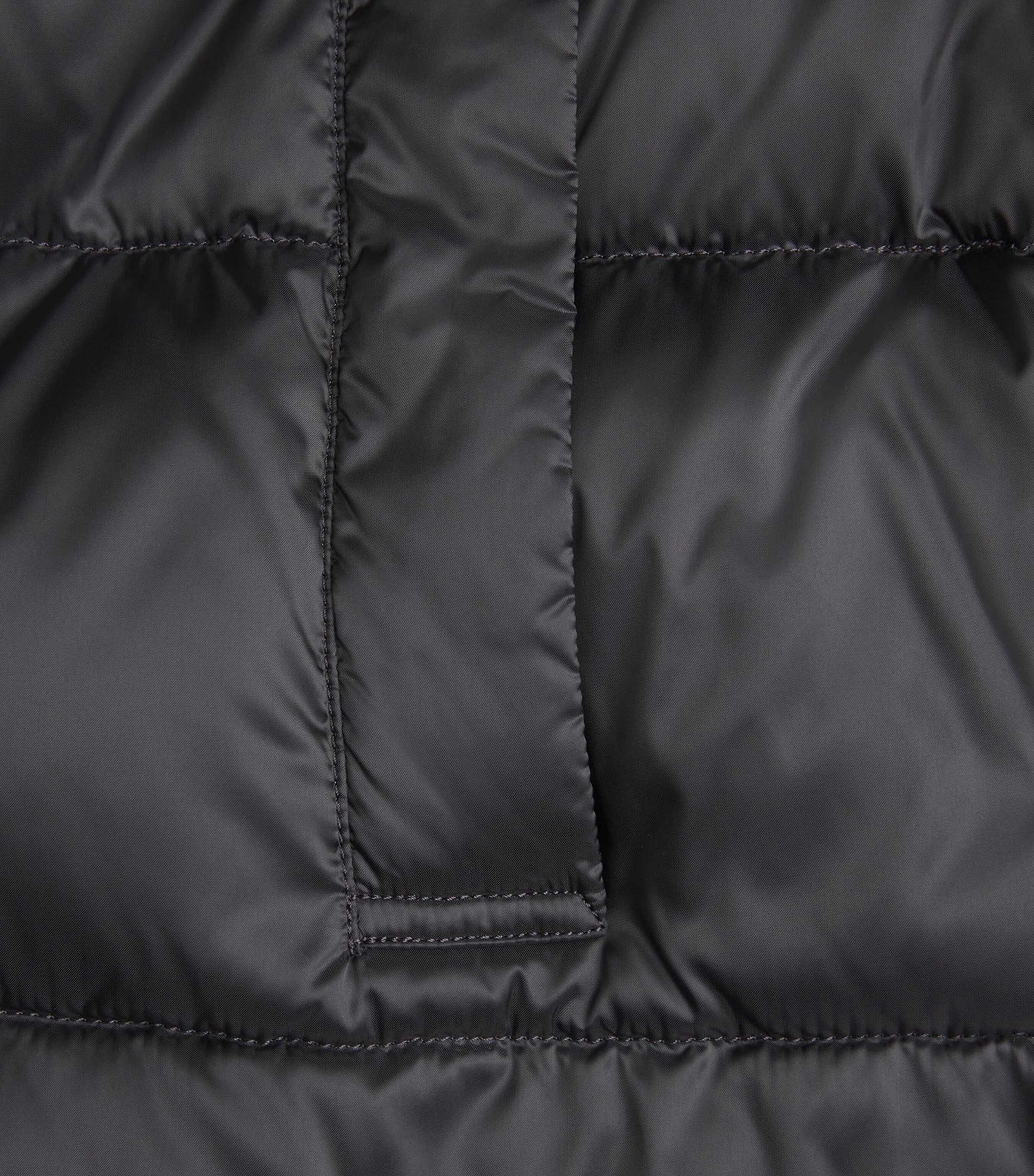 Water-Repellent Down Puffer Jacket BLACK Image 5