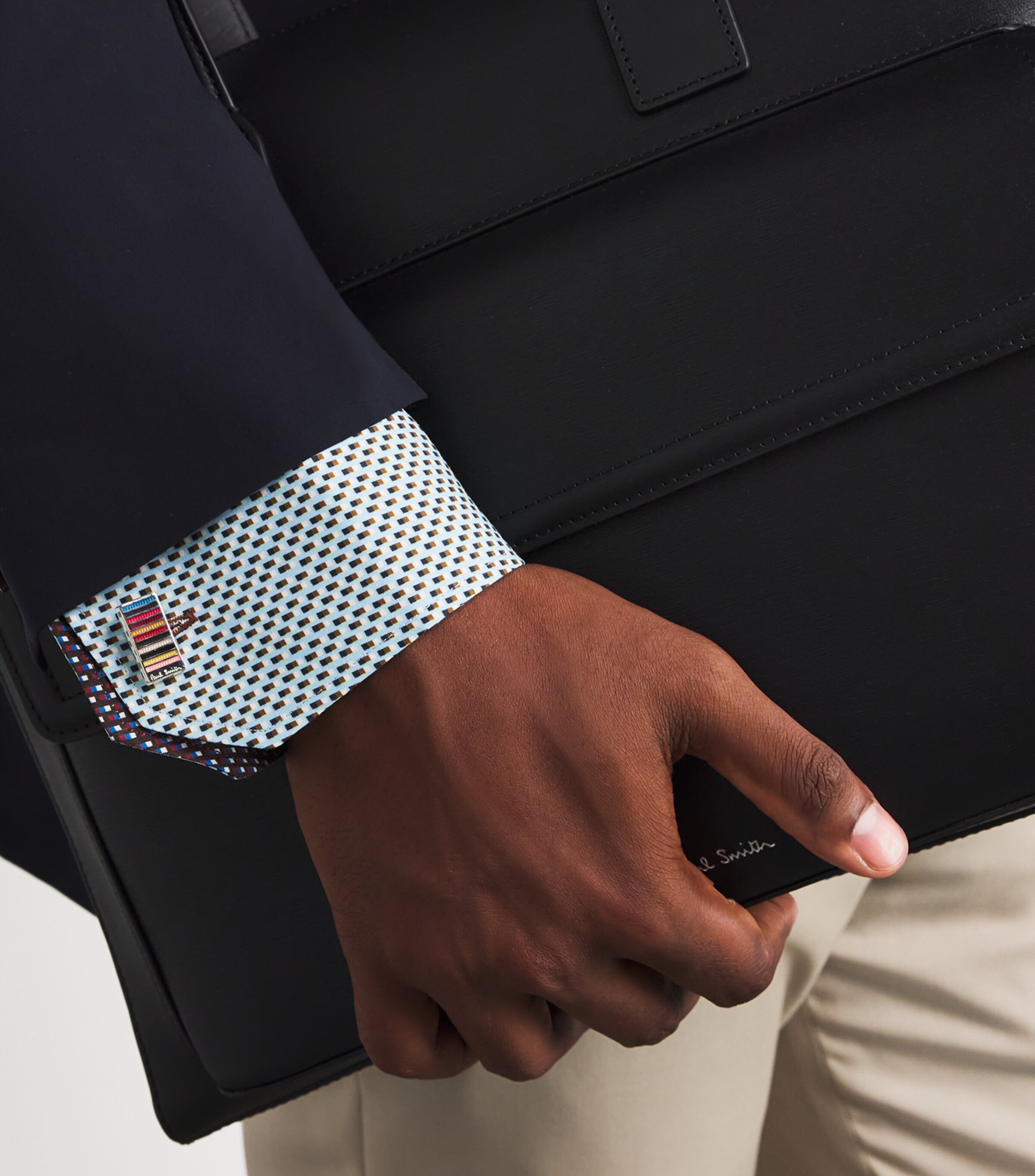 Signature Stripe Cufflinks 92_MULTI COLOURED Image 2