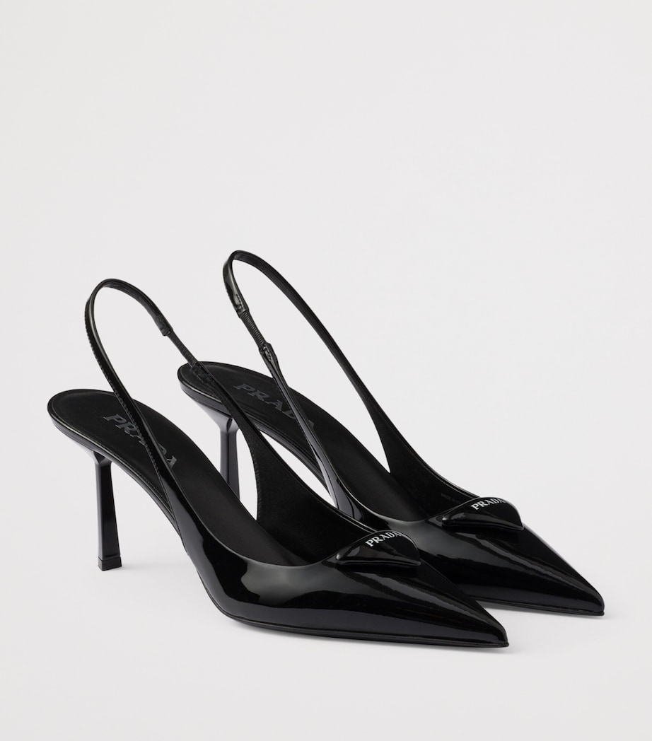 Patent Leather Slingback Pumps 75 F0002 Image 2