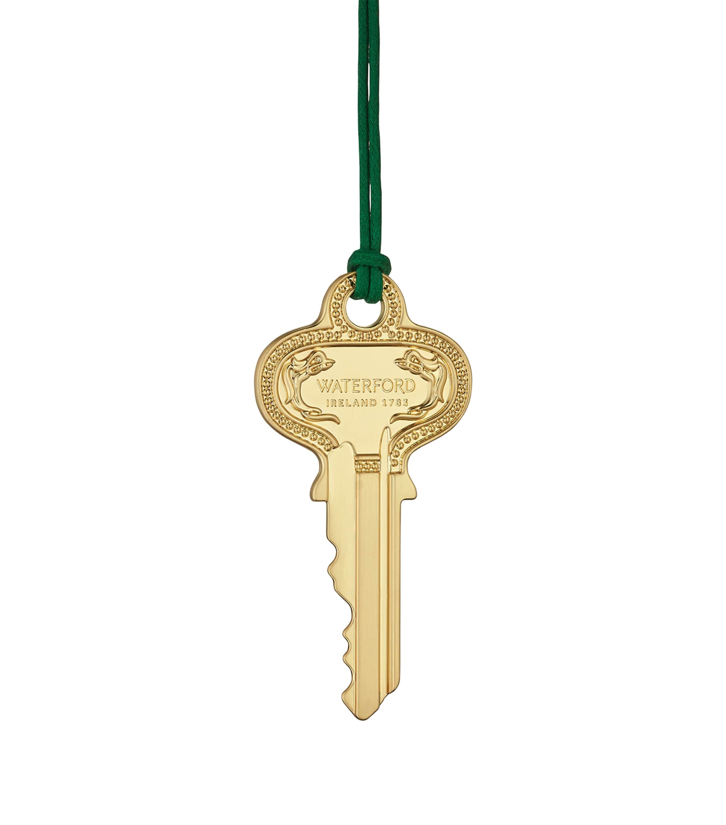 House Key Tree Decoration (8cm) GOLD Image 1