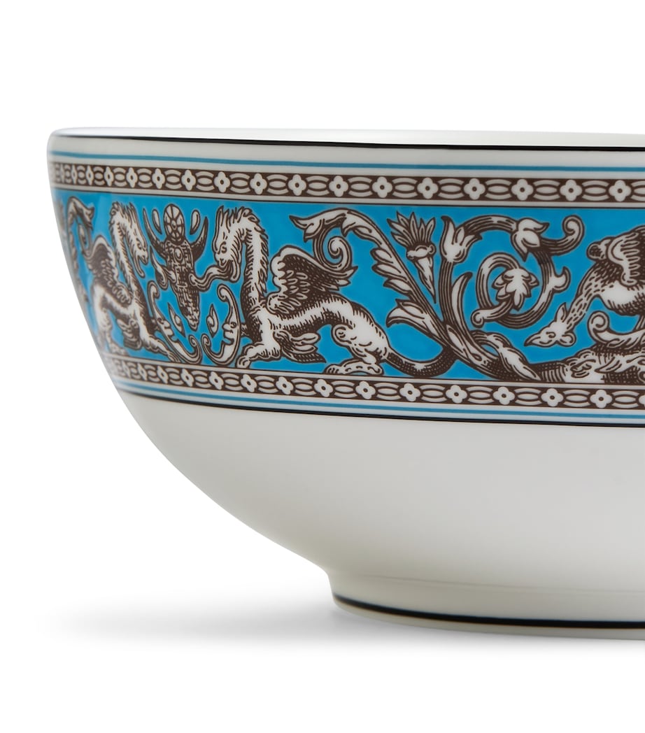 Wedgwood Florentine Soup/Noodle Bowl (20cm) Turquoise Image 3