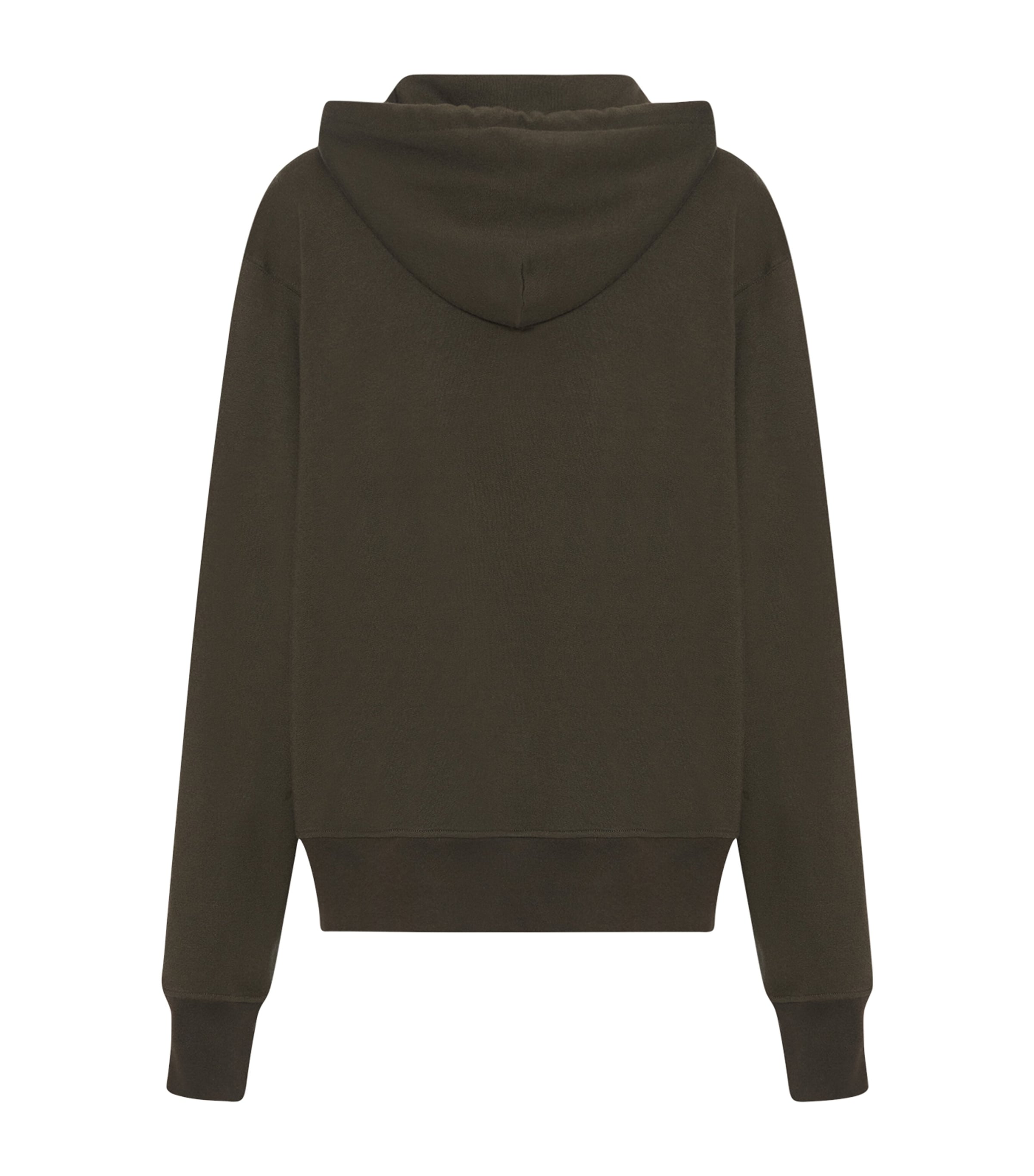 The Row Roki Cotton-cashmere Hoodie In Brown