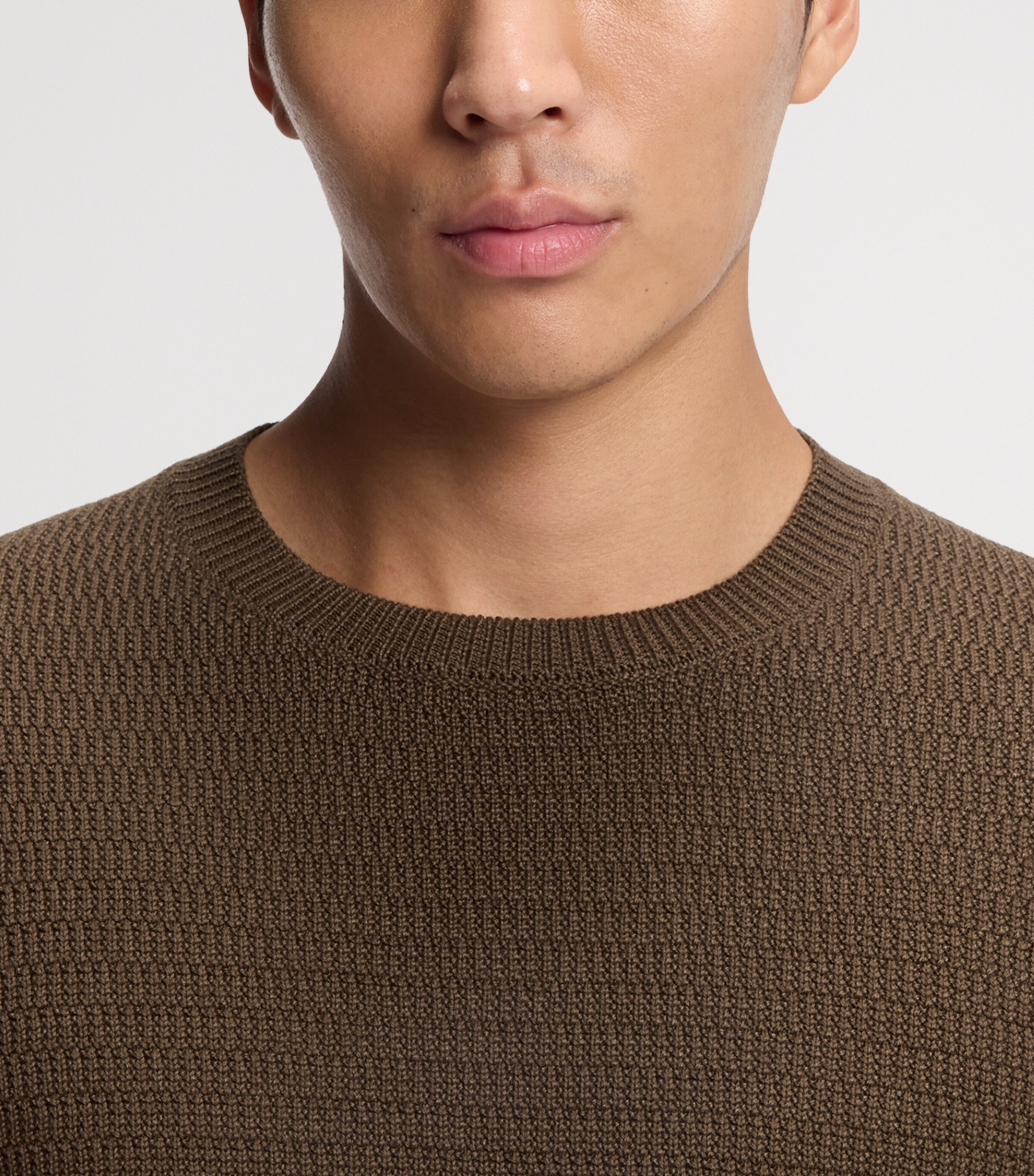 BOSS Mens Virgin Wool-Silk Sweater Image 5