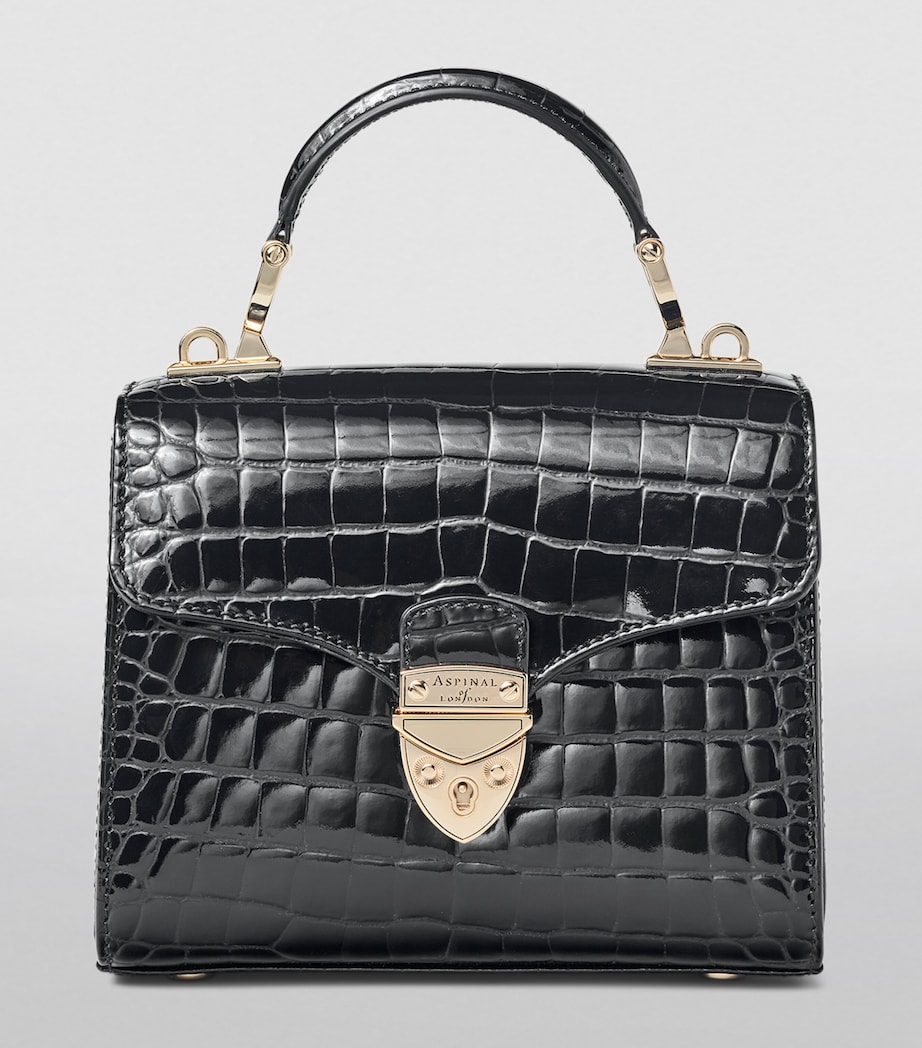 Mini Mayfair Top-Handle Bag BLACK Image 9