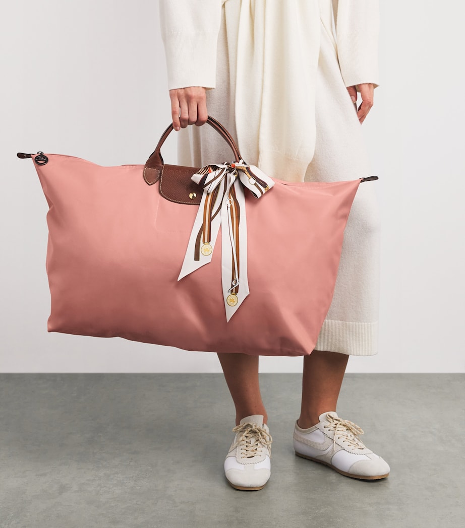 Large Le Pliage Original Travel Bag P96 PINK TEA Image 5