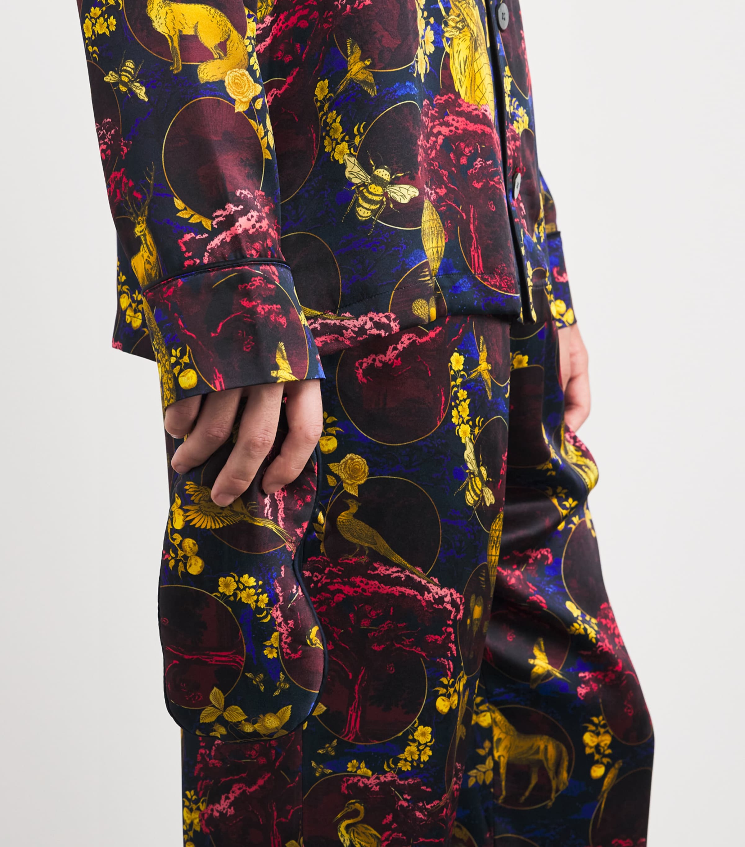 Silk Toile Sleep Mask MULTI Image 3