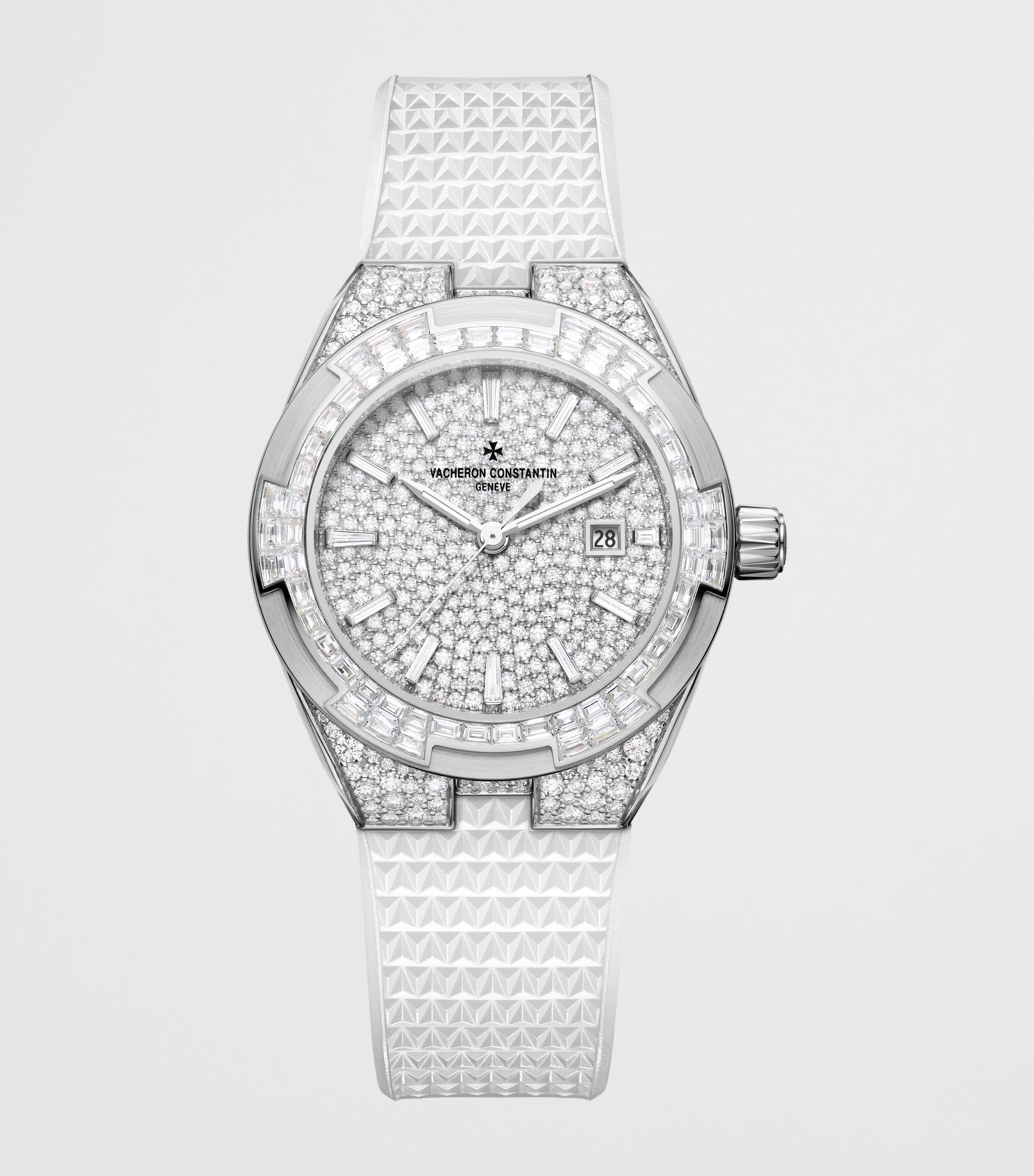 Vacheron Constantin White Gold and Diamond Overseas High Jewellery Watch 35mm White Gold Image 2