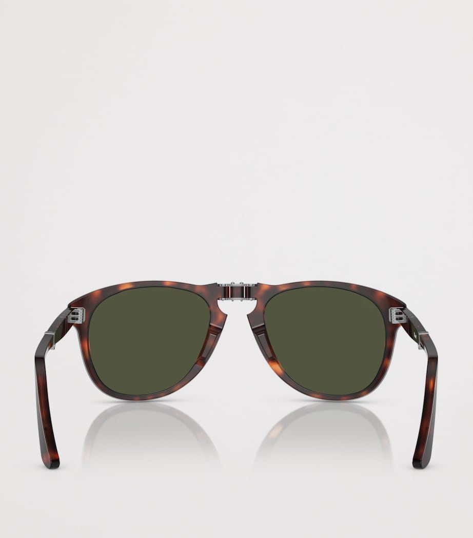 Persol Foldable Pilot Sunglasses Brown Image 4