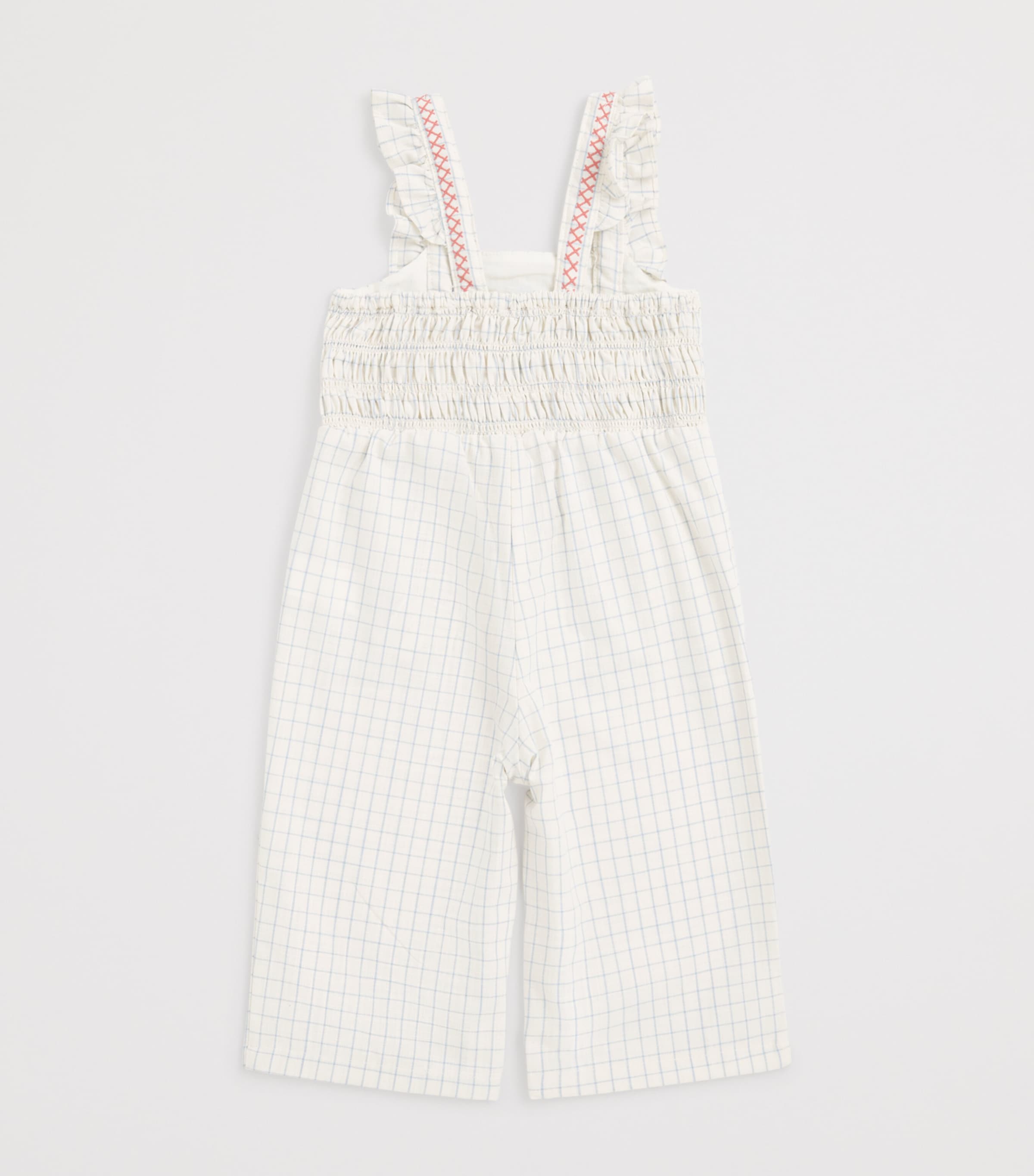 Cotton Phoebe Playsuit (3-36 Months) BLUE Image 2