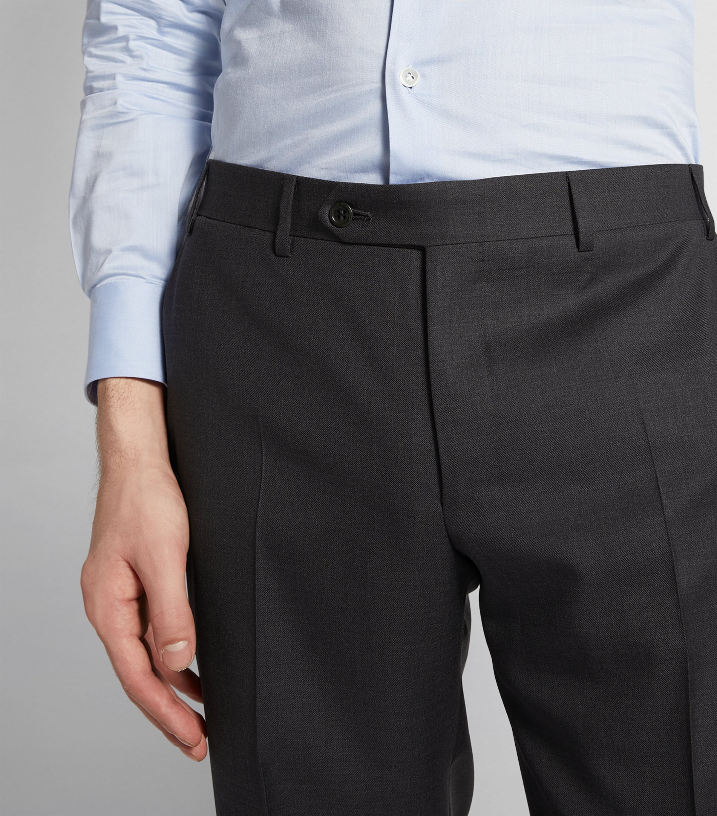 Wool 2-Piece Suit 12- DK GRY Image 15