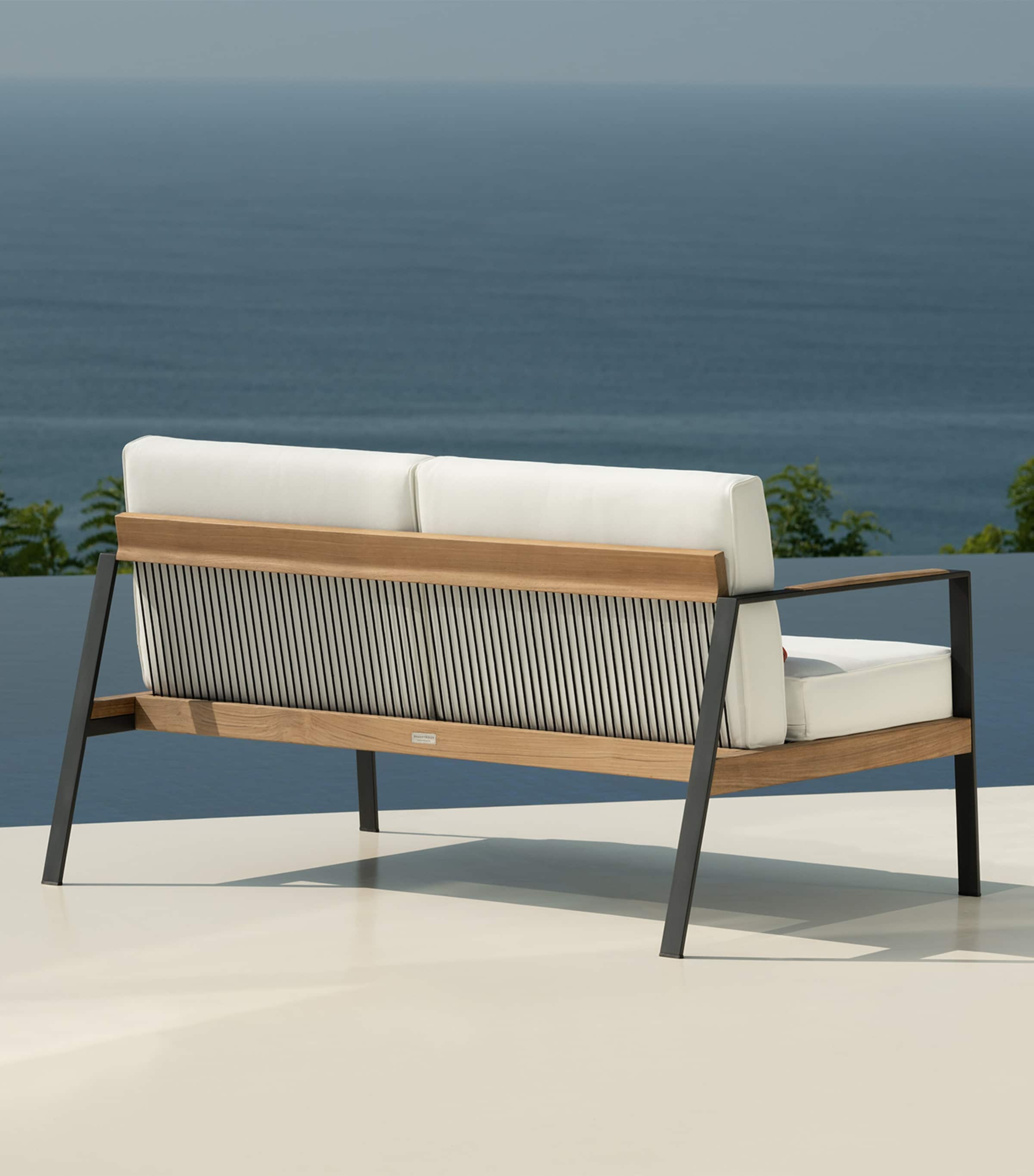 California 2-Seater Sofa WHITE Image 6