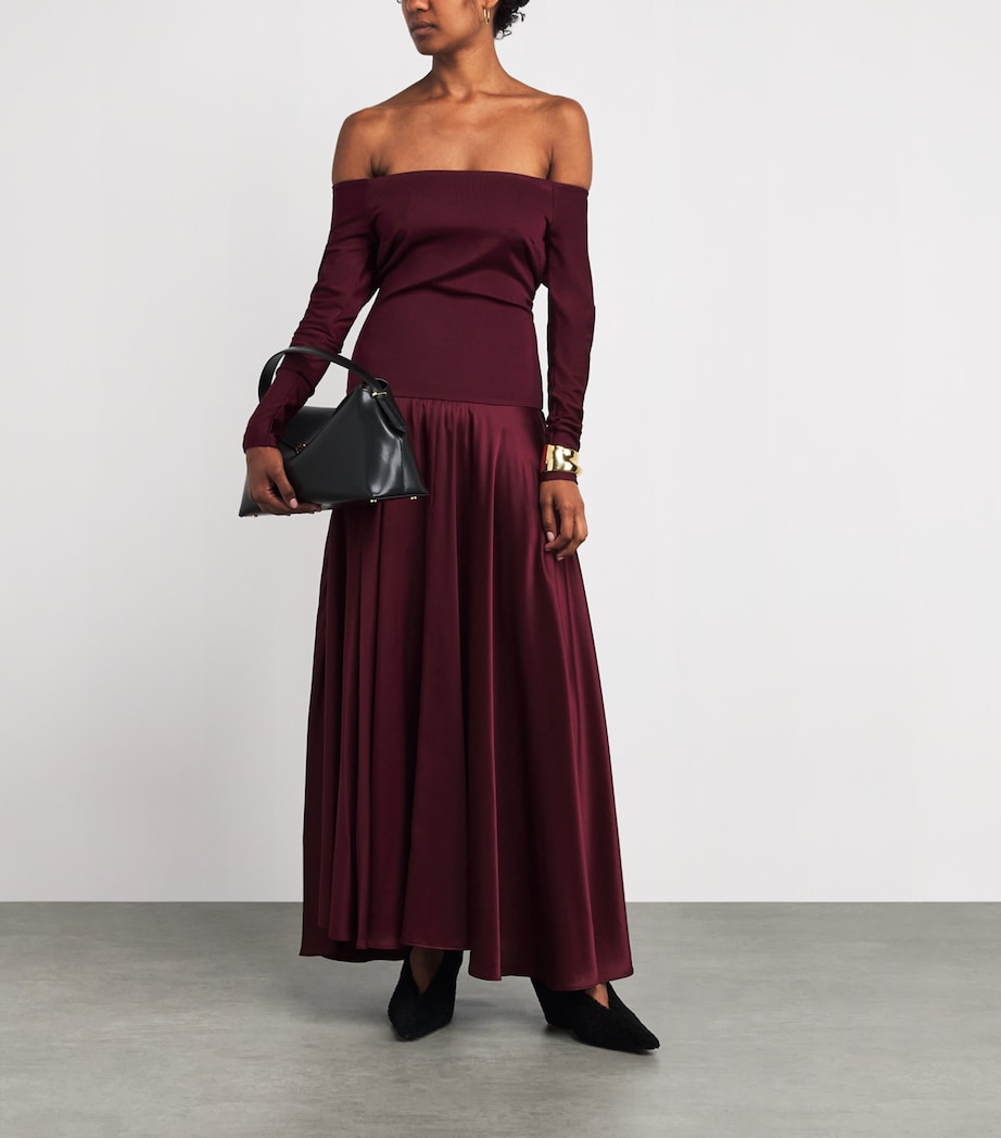 Off-Shoulder Illi Maxi Dress SHIRAZ Image 2