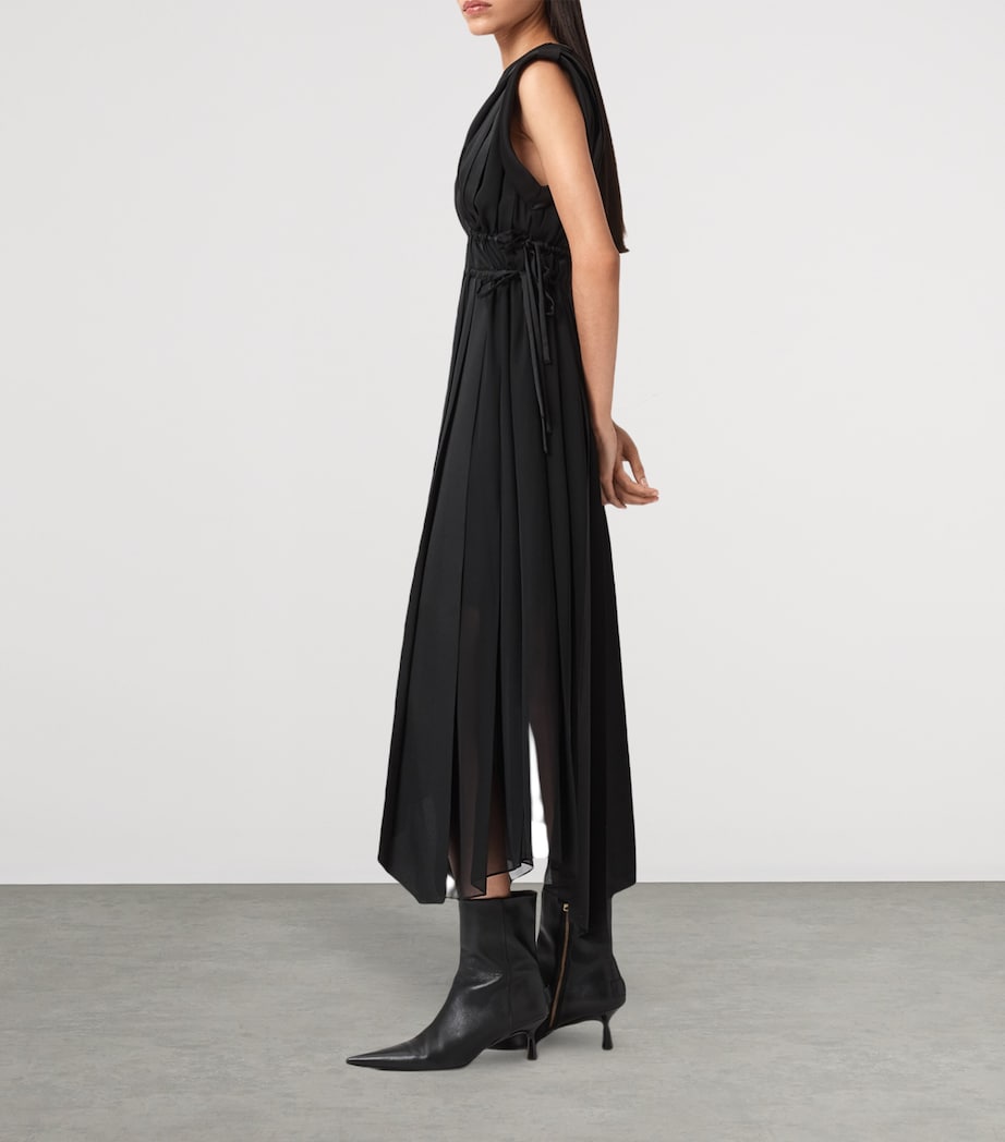 Satin Amala Dress BLACK Image 4