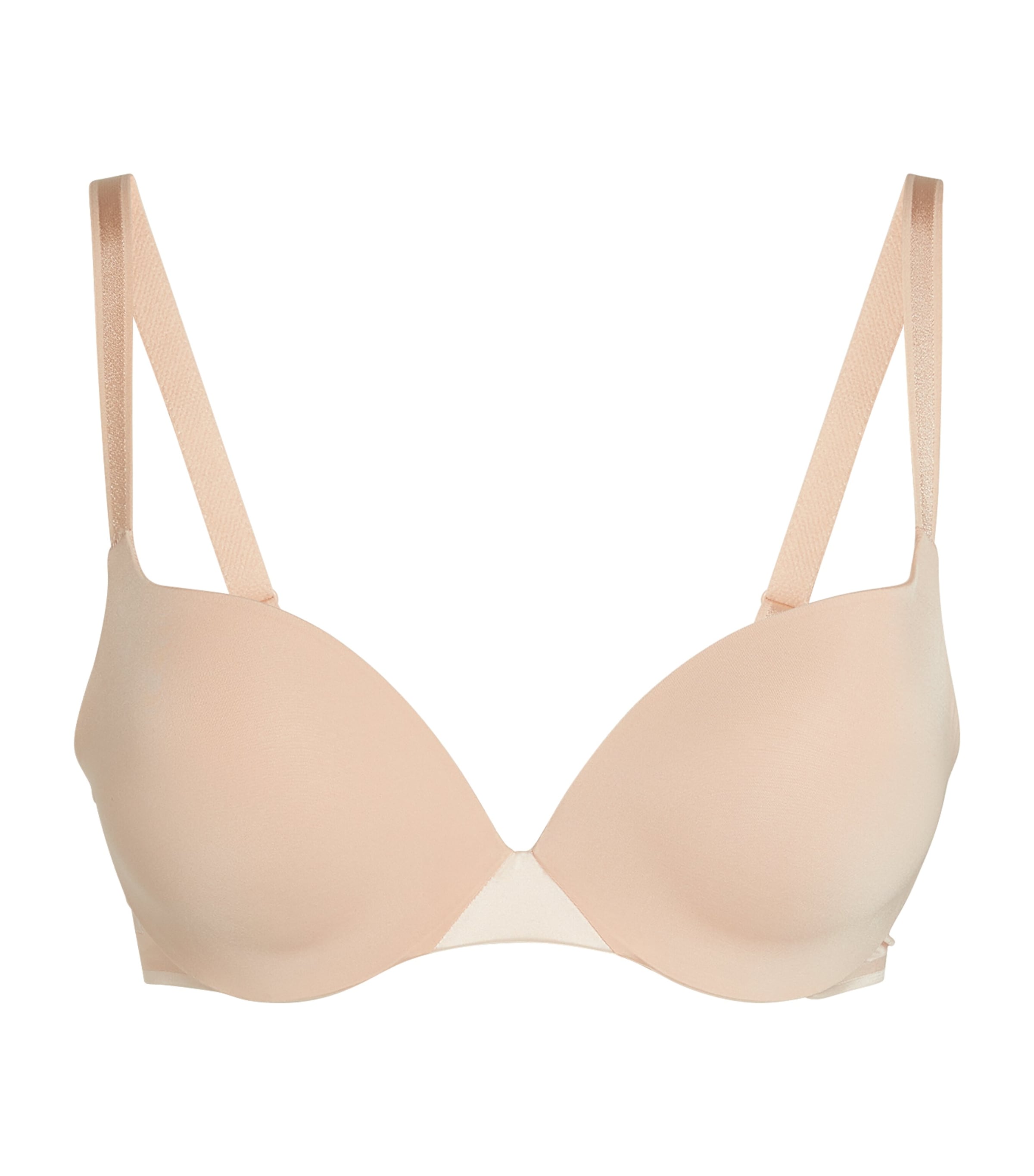 Shop Chantelle Essen Push-up Bra In Beige