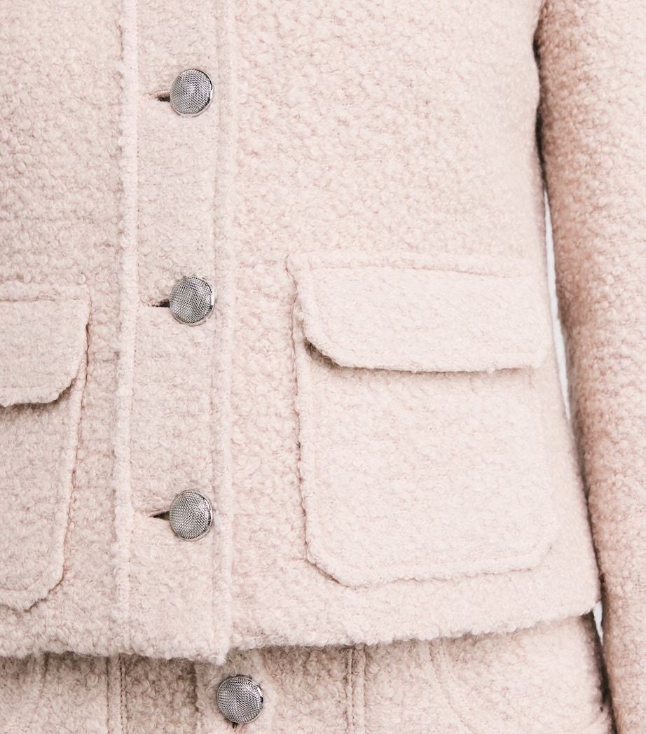 Alpaca-Cashmere Brushed Bouclé Lana Jacket BLUSH Image 6