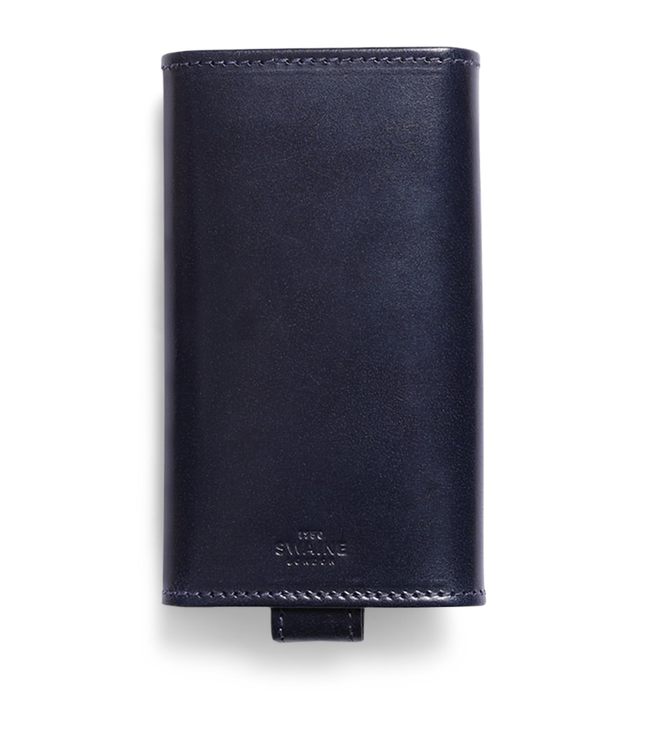Leather Key Case NAVY/NAVY Image 1