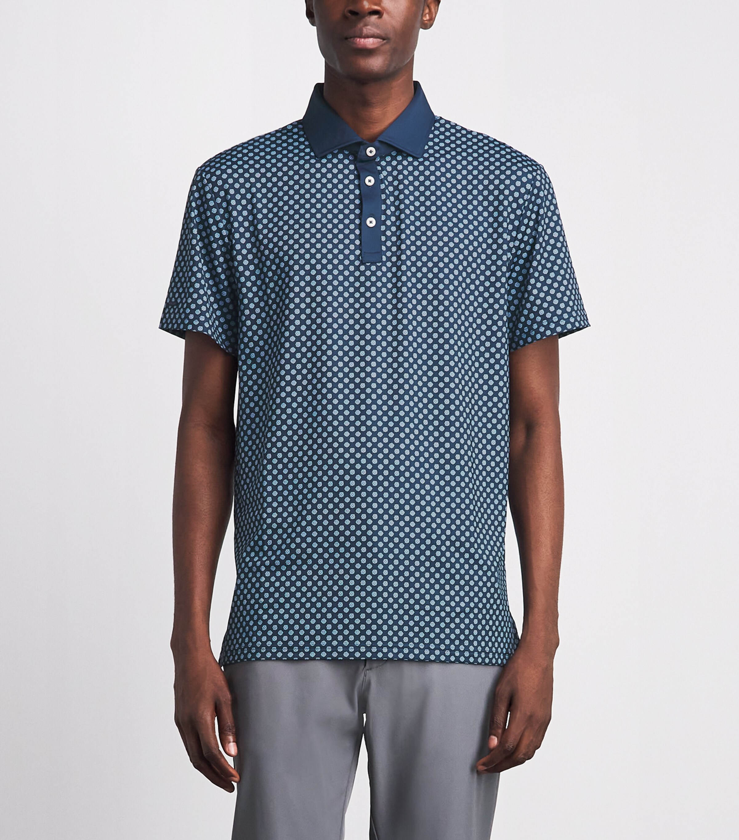RLX Ralph Lauren Mens Tailored Fit Performance Polo Shirt Ref Nvy Highland Image 4