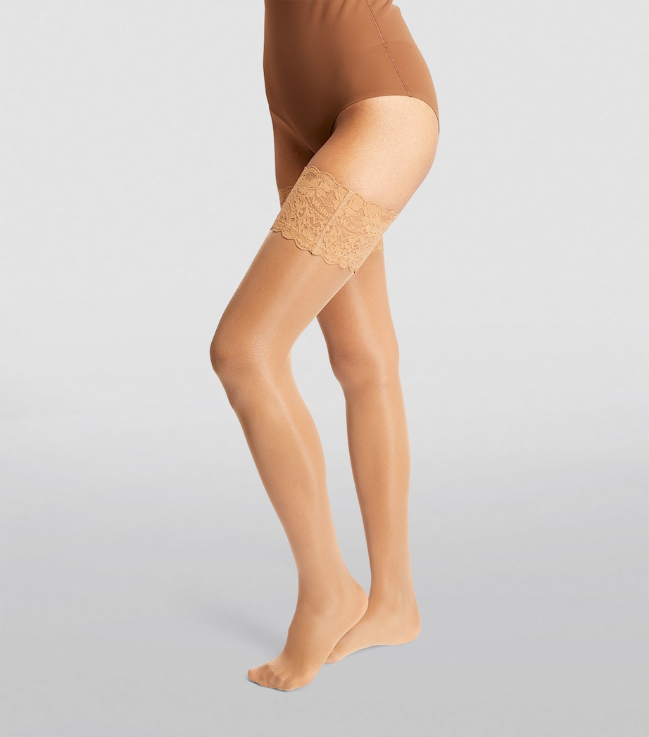 Satin Touch 20 Stay Up Thigh Highs 4365 GOBI Image 2