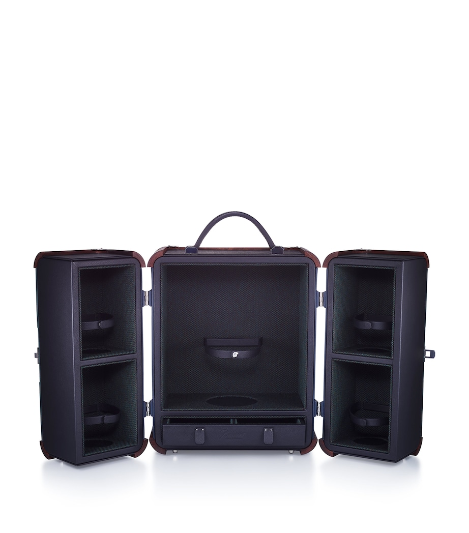 Baccarat Leather-Oak Louxor OctogoneTrunk Clear Image 1