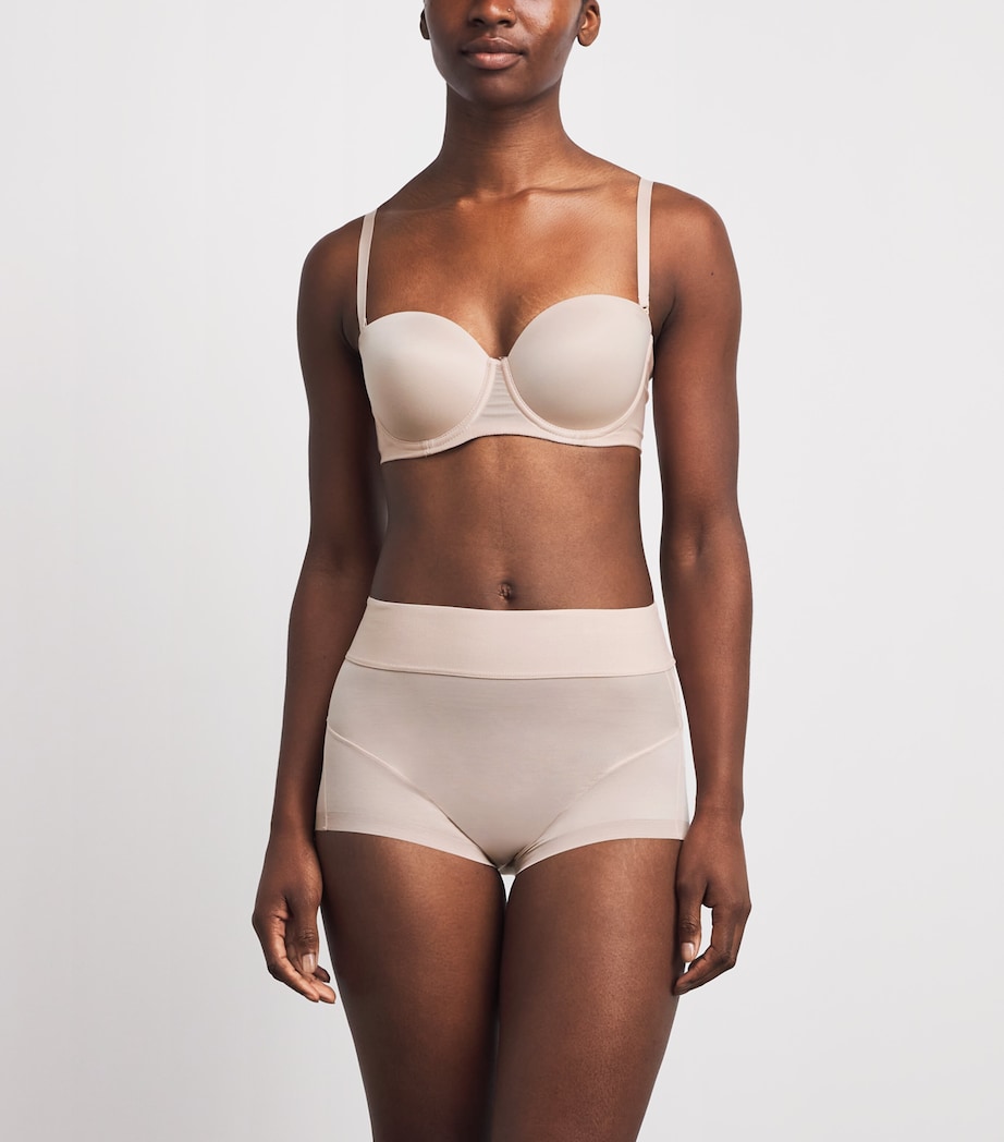 Wolford Womens Sheer Touch Underwired Bra Rosepowder Image 2