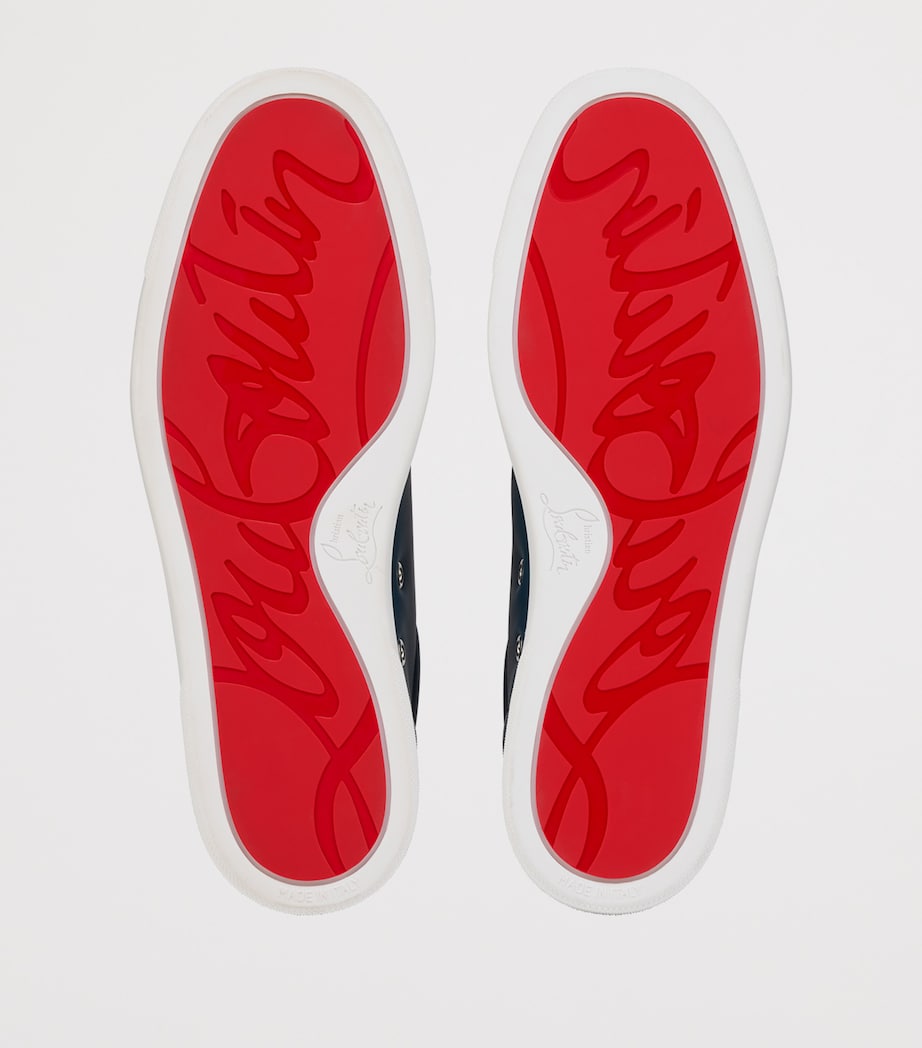 Christian Louboutin Retero Leather Low-Top Sneakers Image 5