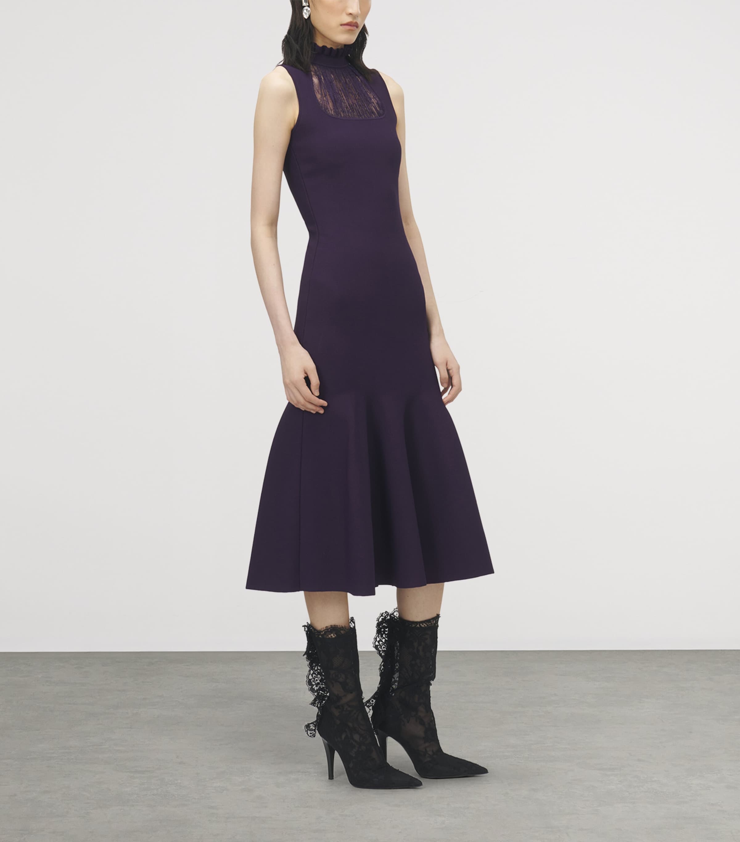 Fringe-Detail Midi Dress 5144 Image 3