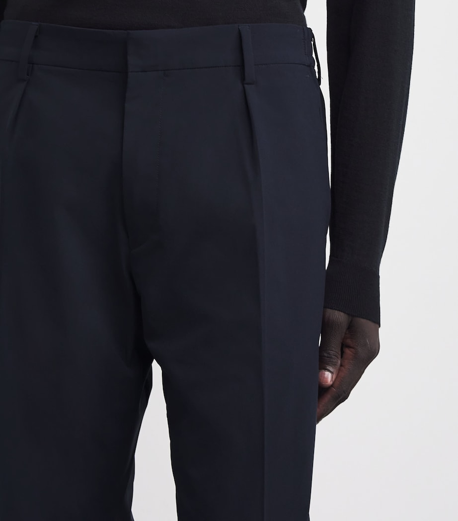 Water-Repellent Trousers 49_VERY DARK NAVY Image 6