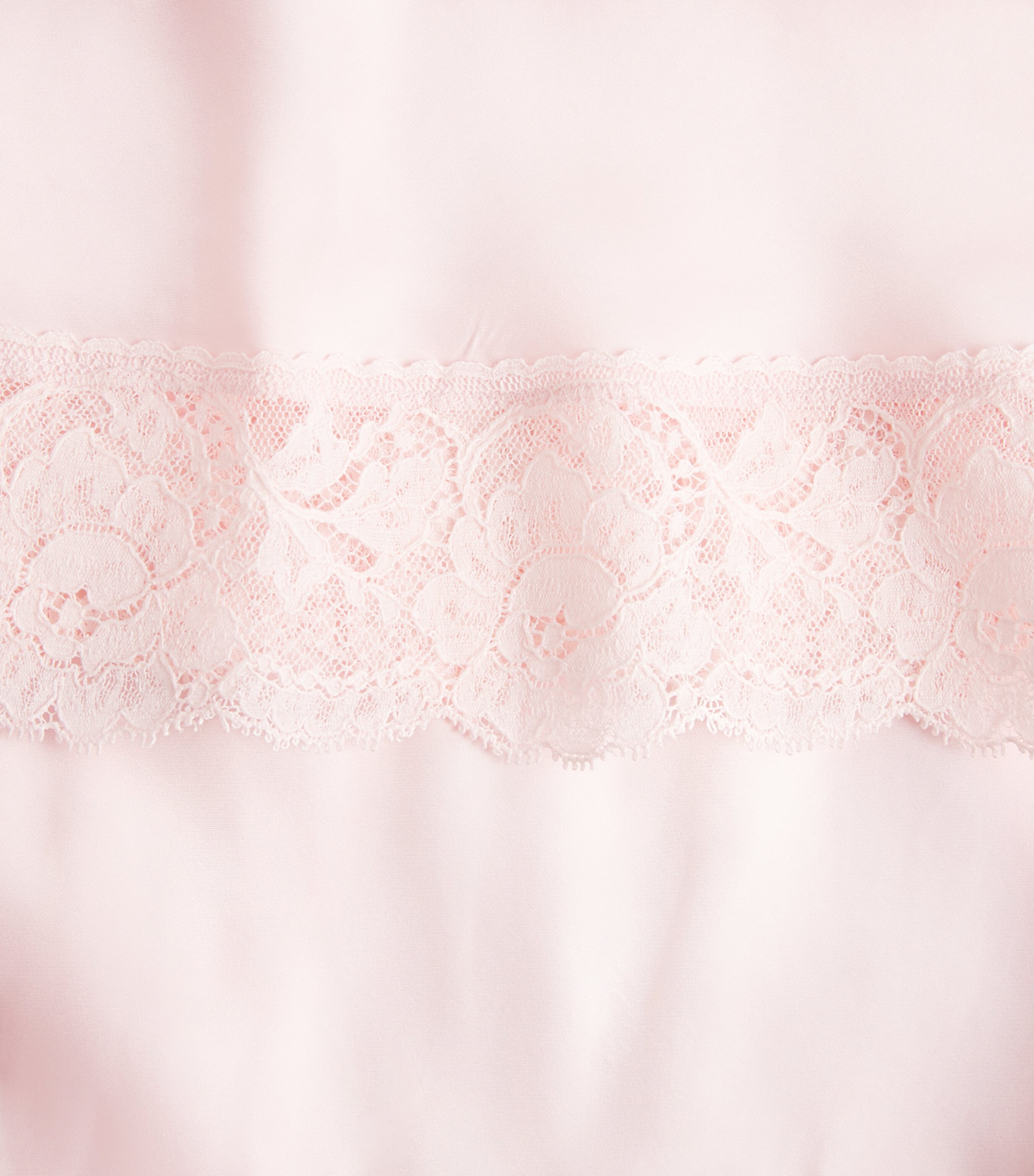Sandro Paris Womens Satin Lace-Trim Top Light Pink Image 6