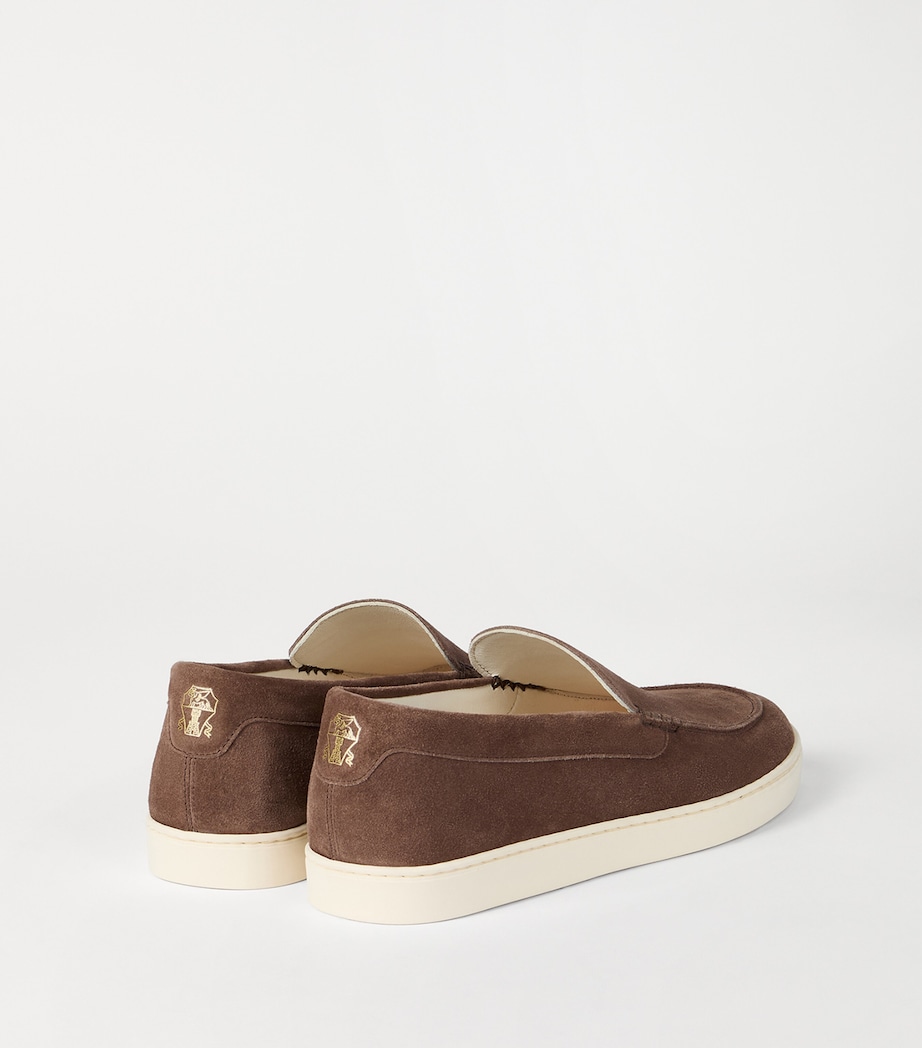 Suede Slip-On Sneakers C7959 Image 6