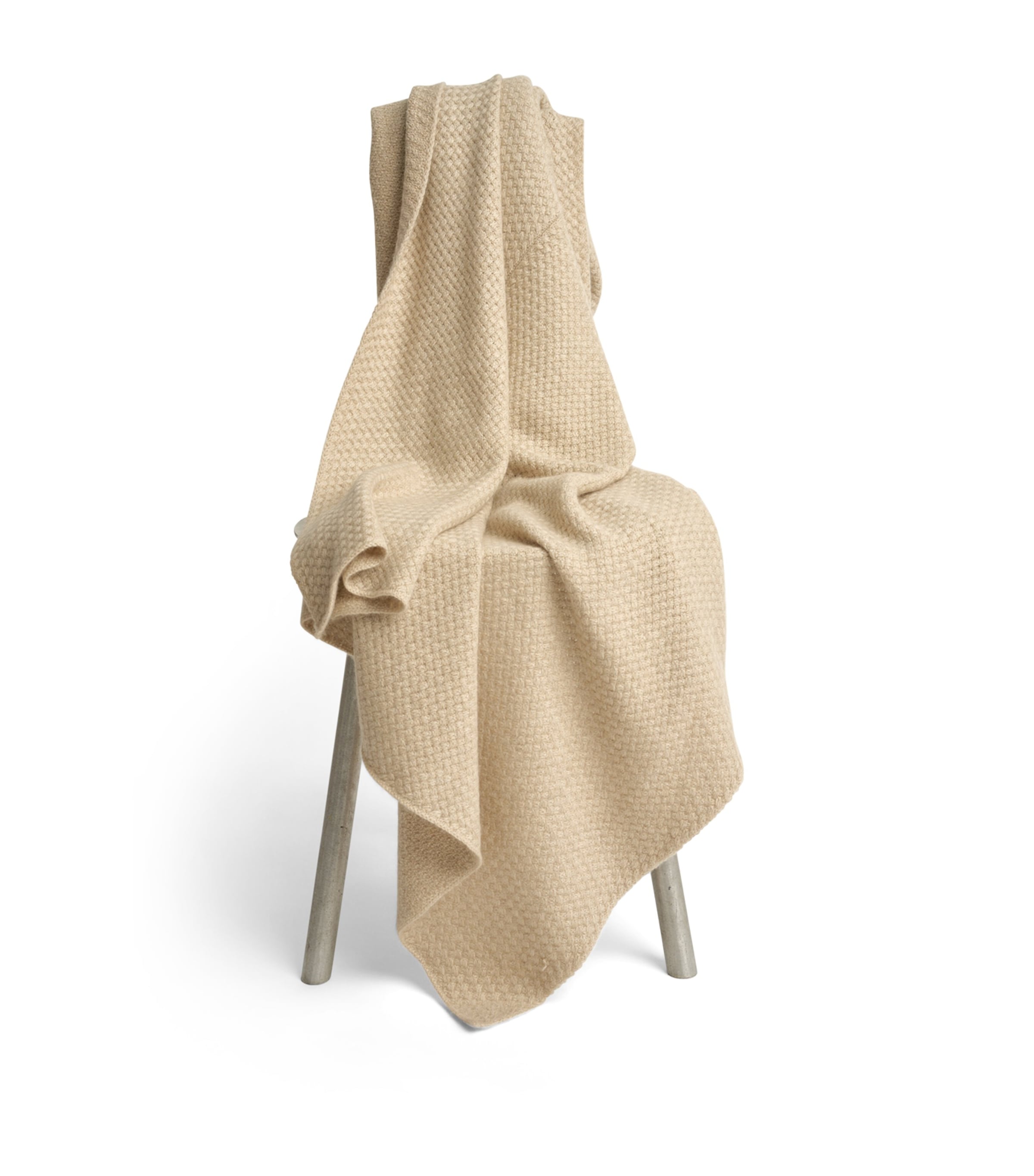 Cashmere Maple Throw (180cm x 120cm) BEIGE Image 2