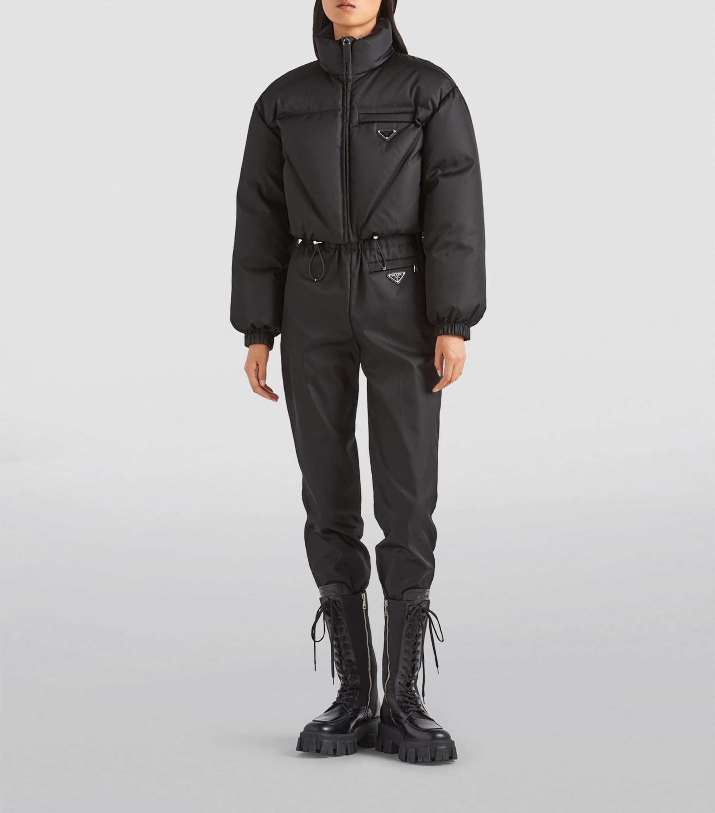 Crop Re-Nylon Puffer Jacket F0002 Image 2