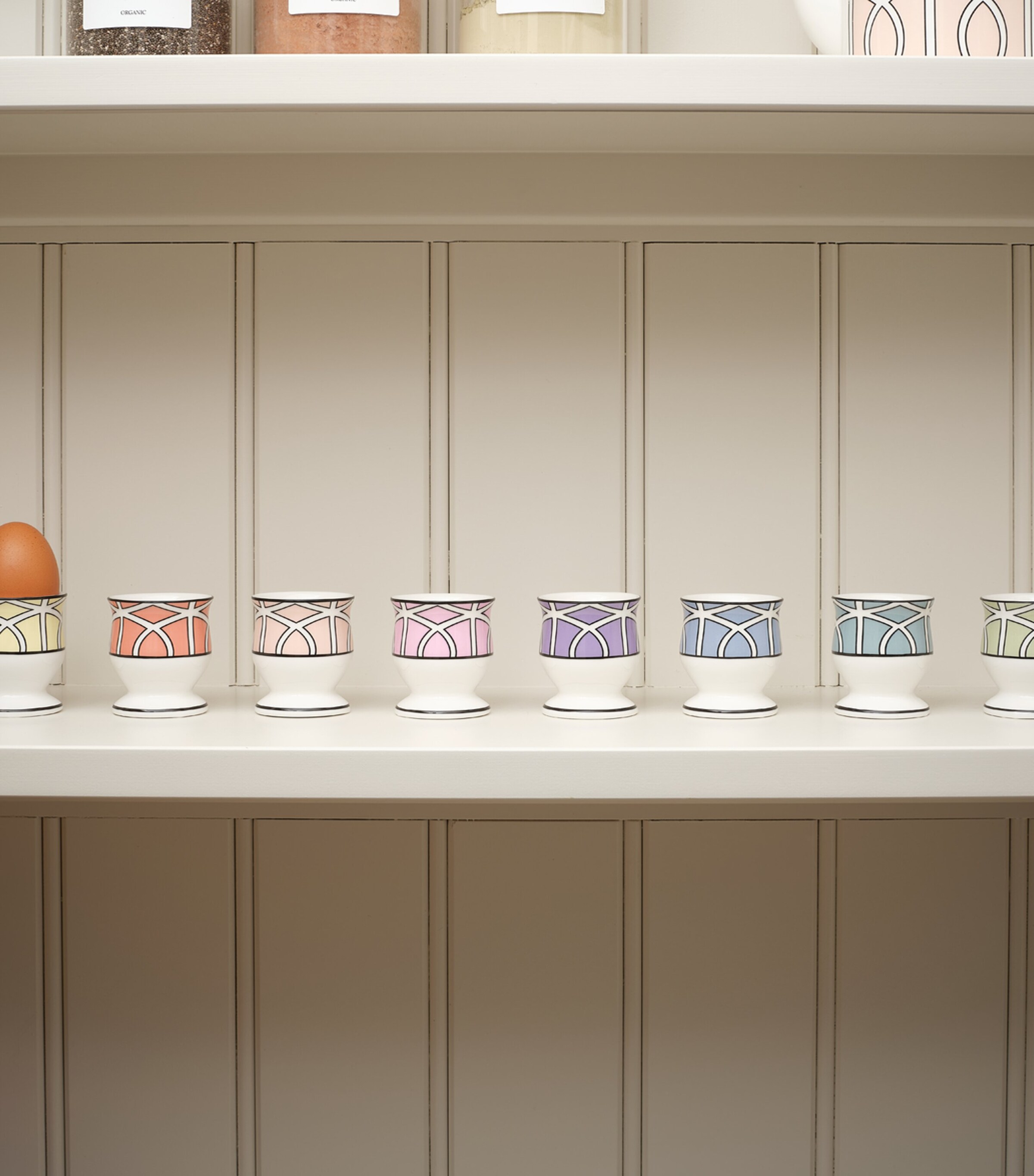 O.W.London Bone China Loop Egg Cups (Set of 4) Ombre Image 4