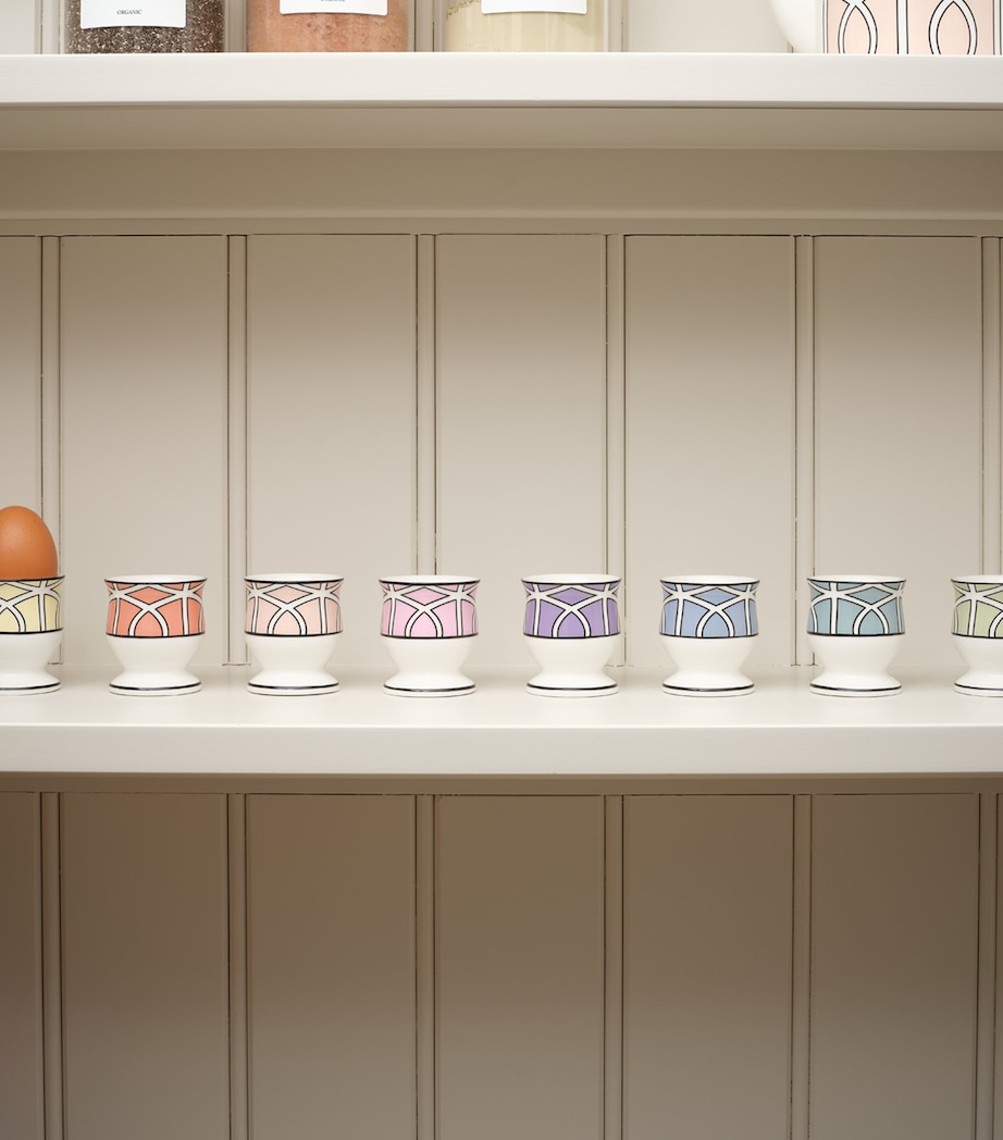 O.W.London Bone China Loop Egg Cups (Set of 4) Ombre Image 4
