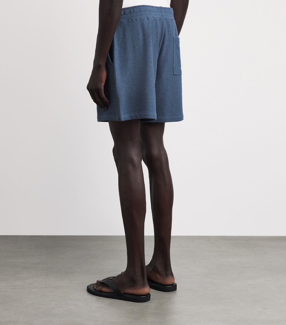 PAIGE Mens Bouclé Elijah Shorts Lakeside Image 5