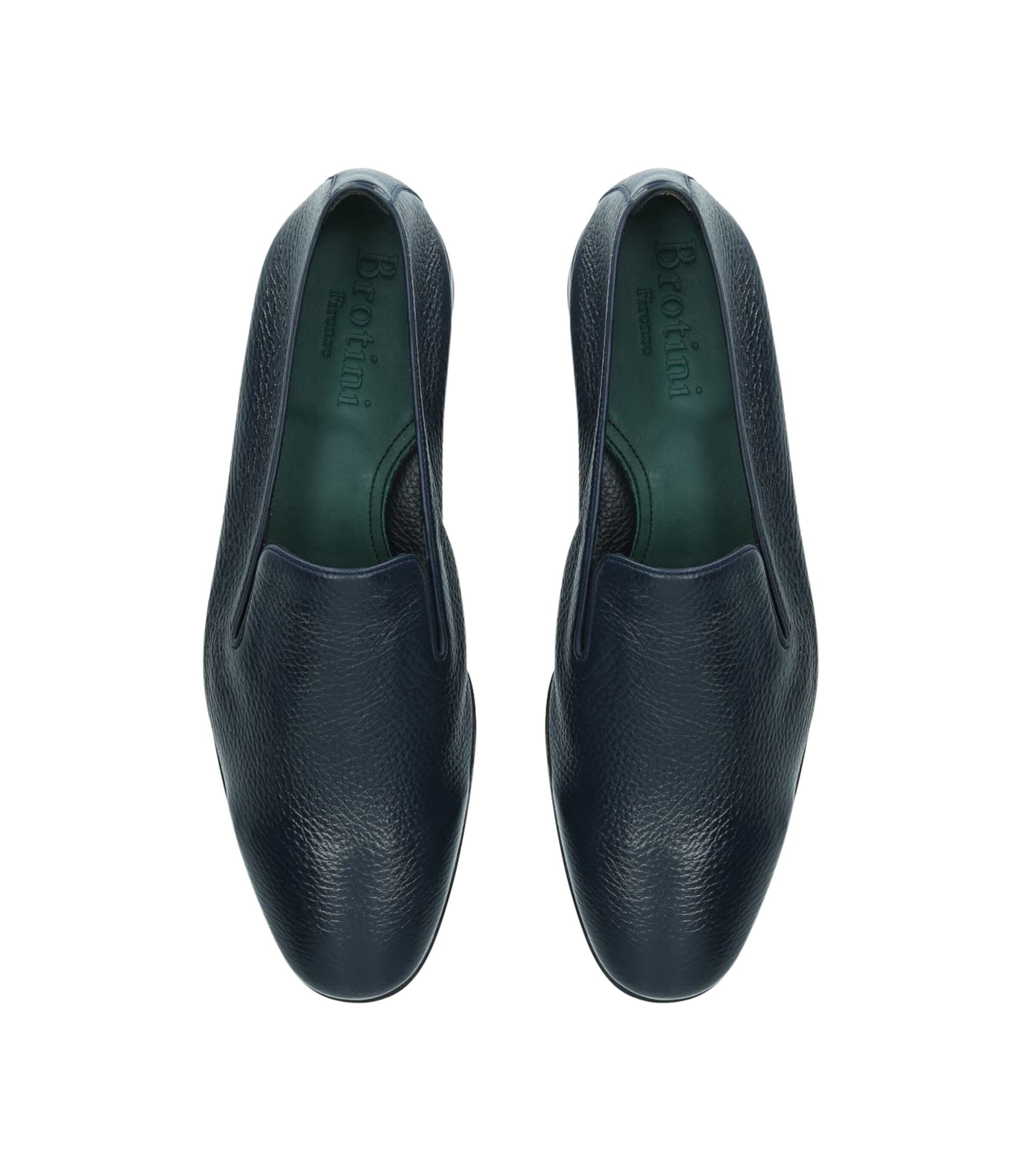 Brotini Deerskin Loafers Navy Image 4