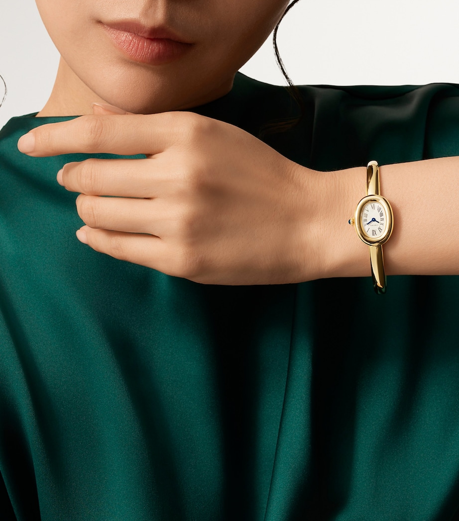 Mini Yellow Gold Baignoire Watch 18.7mm (Size 17) YELLOW GOLD Image 6