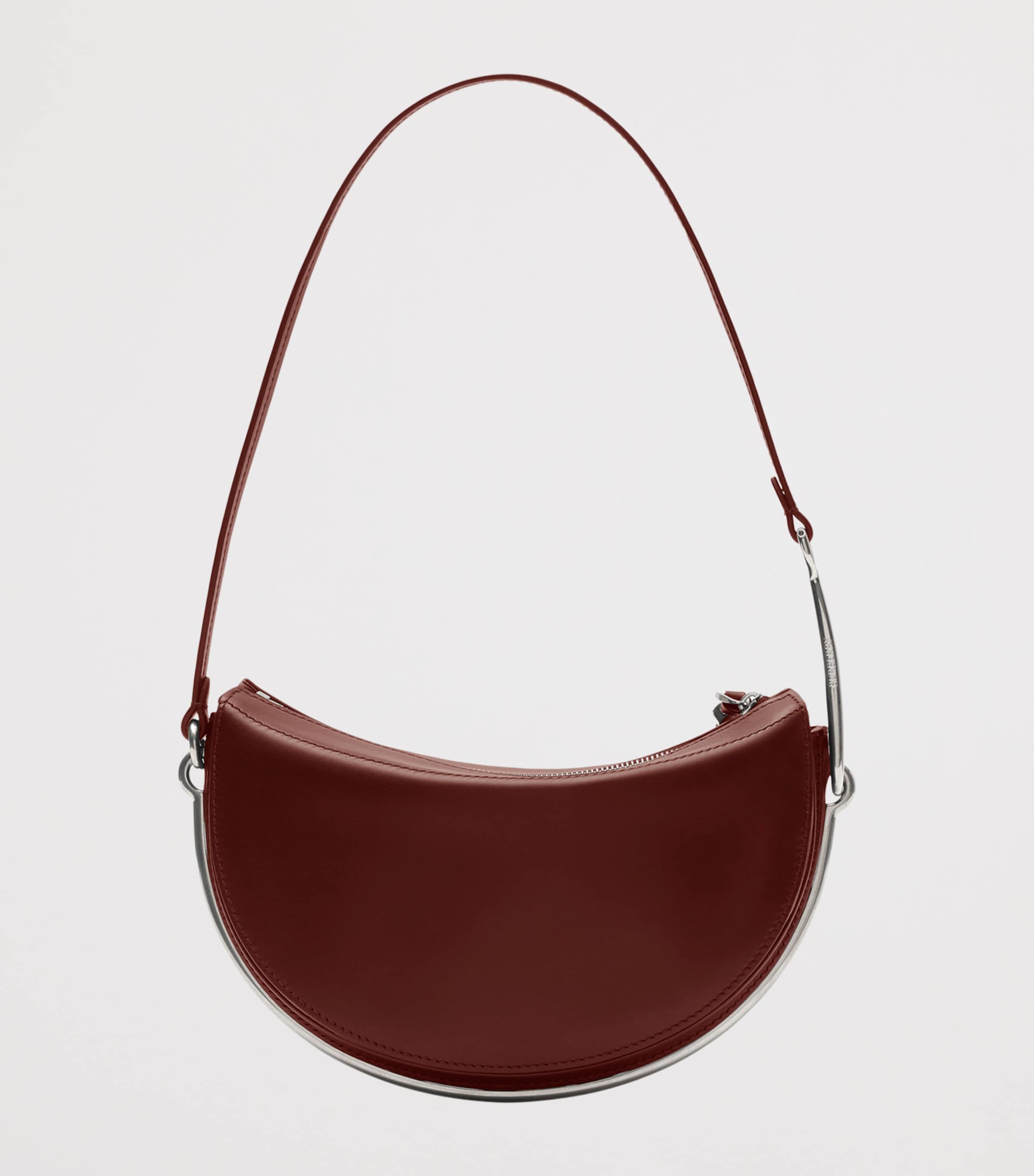 Burberry Small Bridle Saddle Bag Oxblood Red Image 5