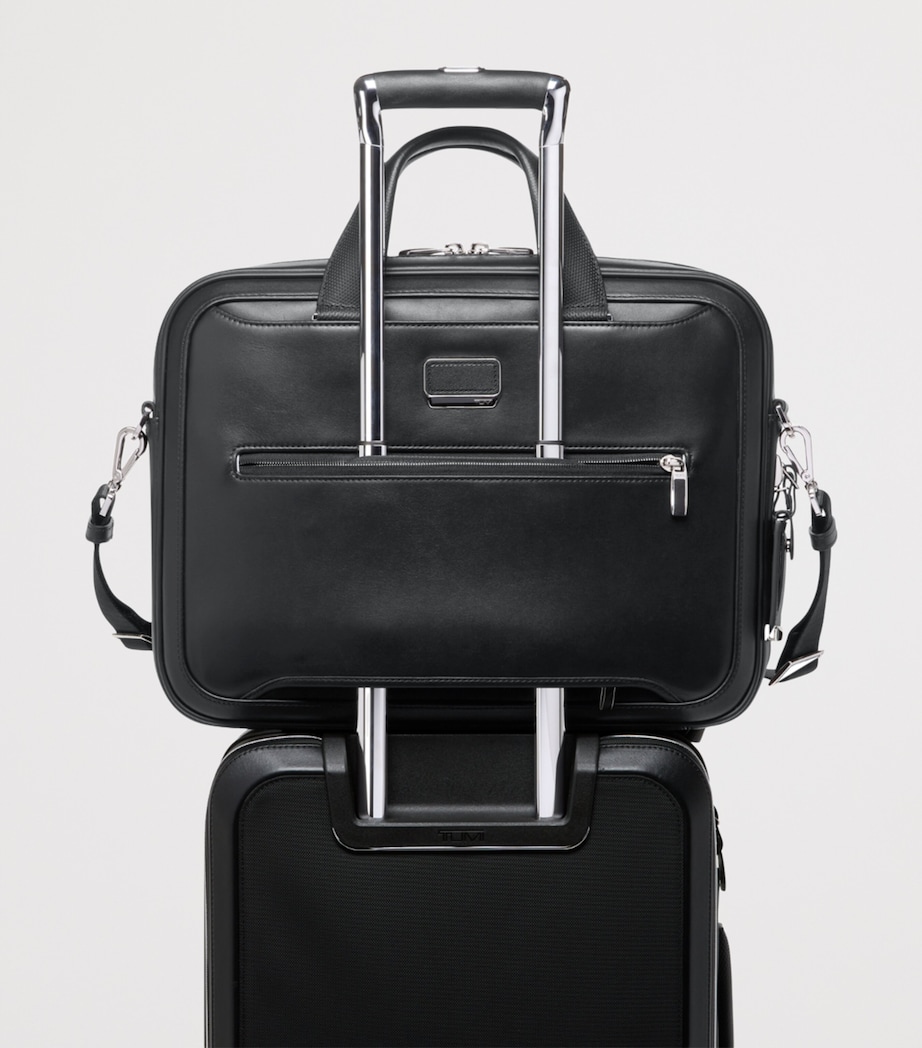 Leather Arrivé Hannover Slim Briefcase BLACK 1041 Image 4